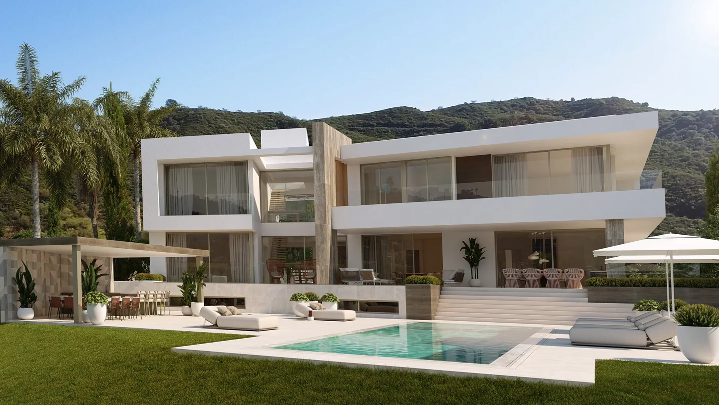 La Zagaleta: Brand new modern villa with spectacular sea views