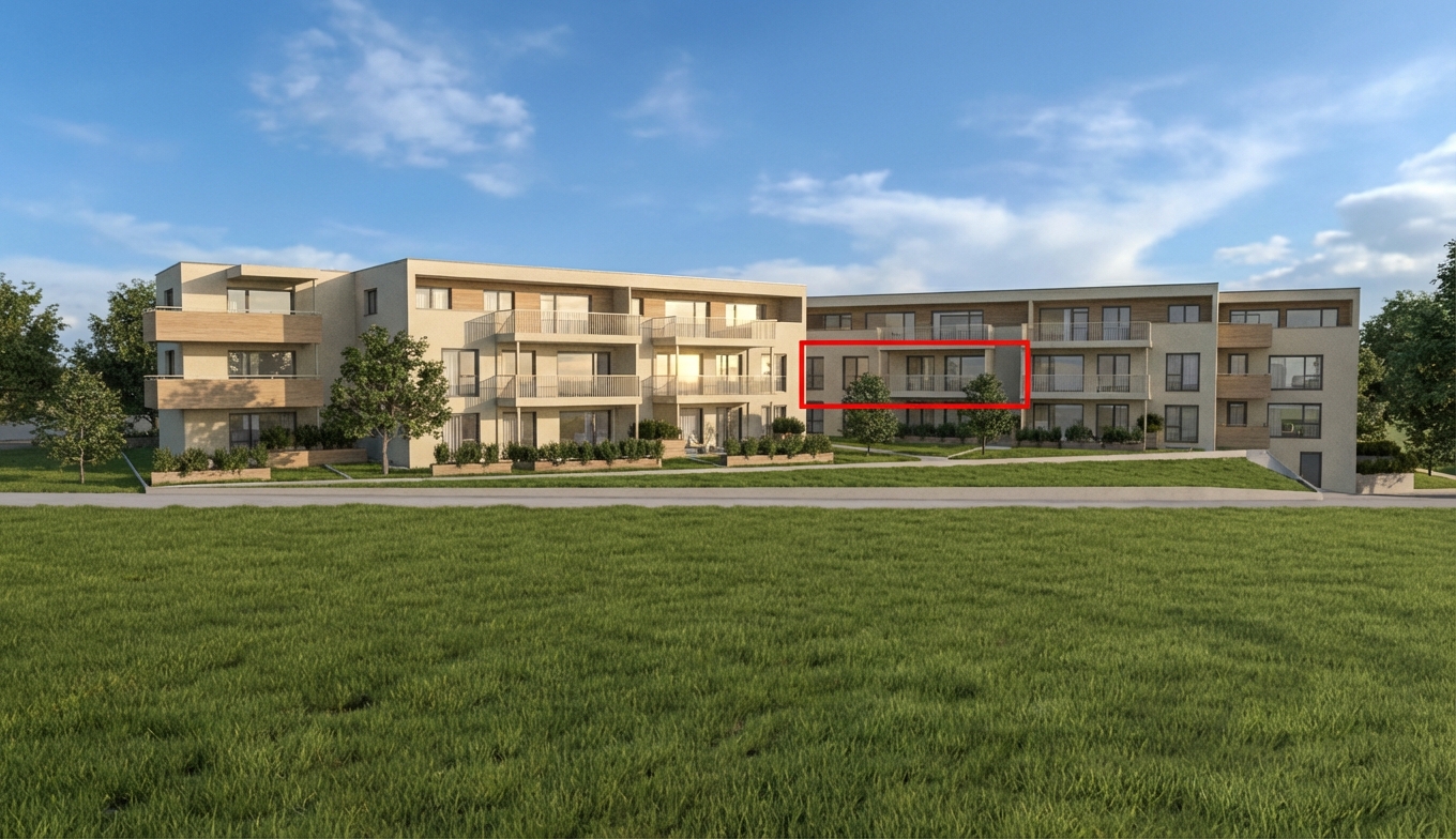 KfW 40 QNG – Familienfreundliche 4-Zimmer-Neubauwohnung mit Balkon