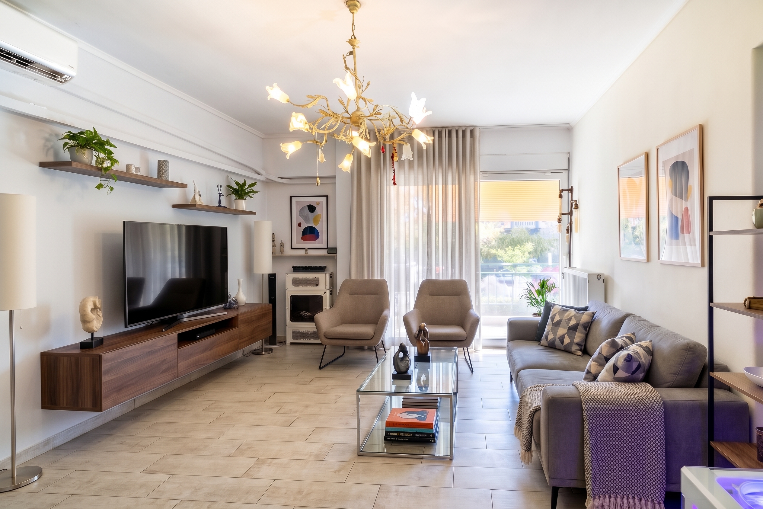 Bright two-bedroom apartment [AI-modified]