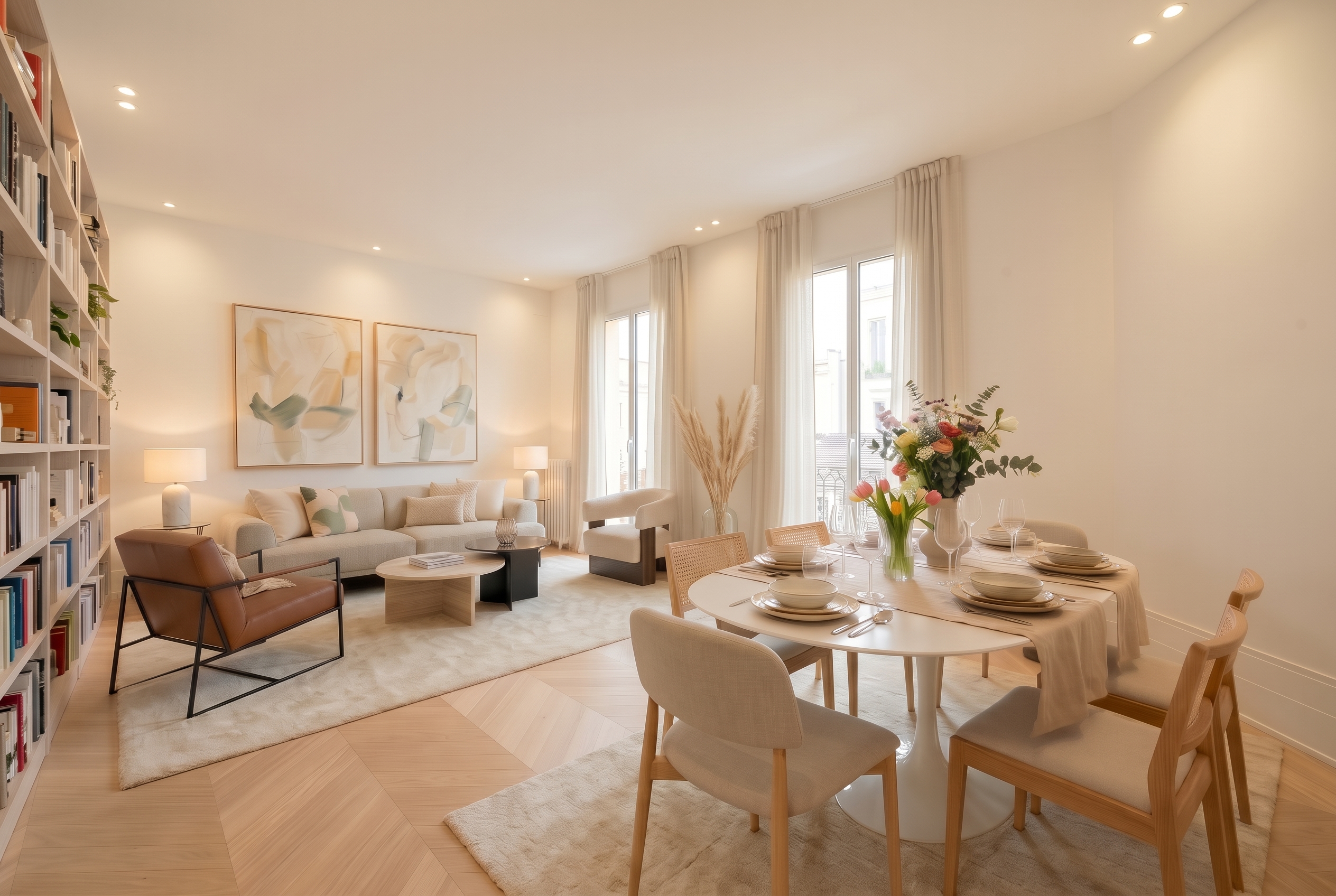 Spectacular luxury property with parking space next to Chamberi Square