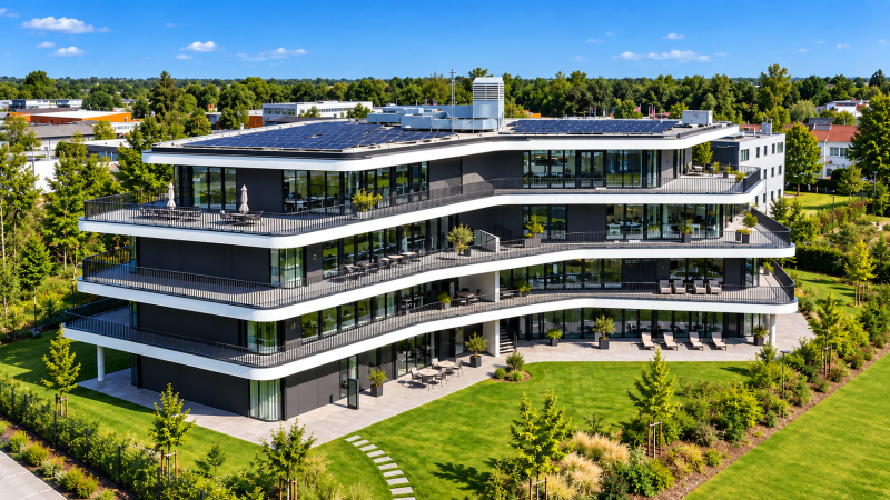 Arbeiten in der Zukunft: High-Tech Smart Office mit exklusiver Dachterrasse im AXON!