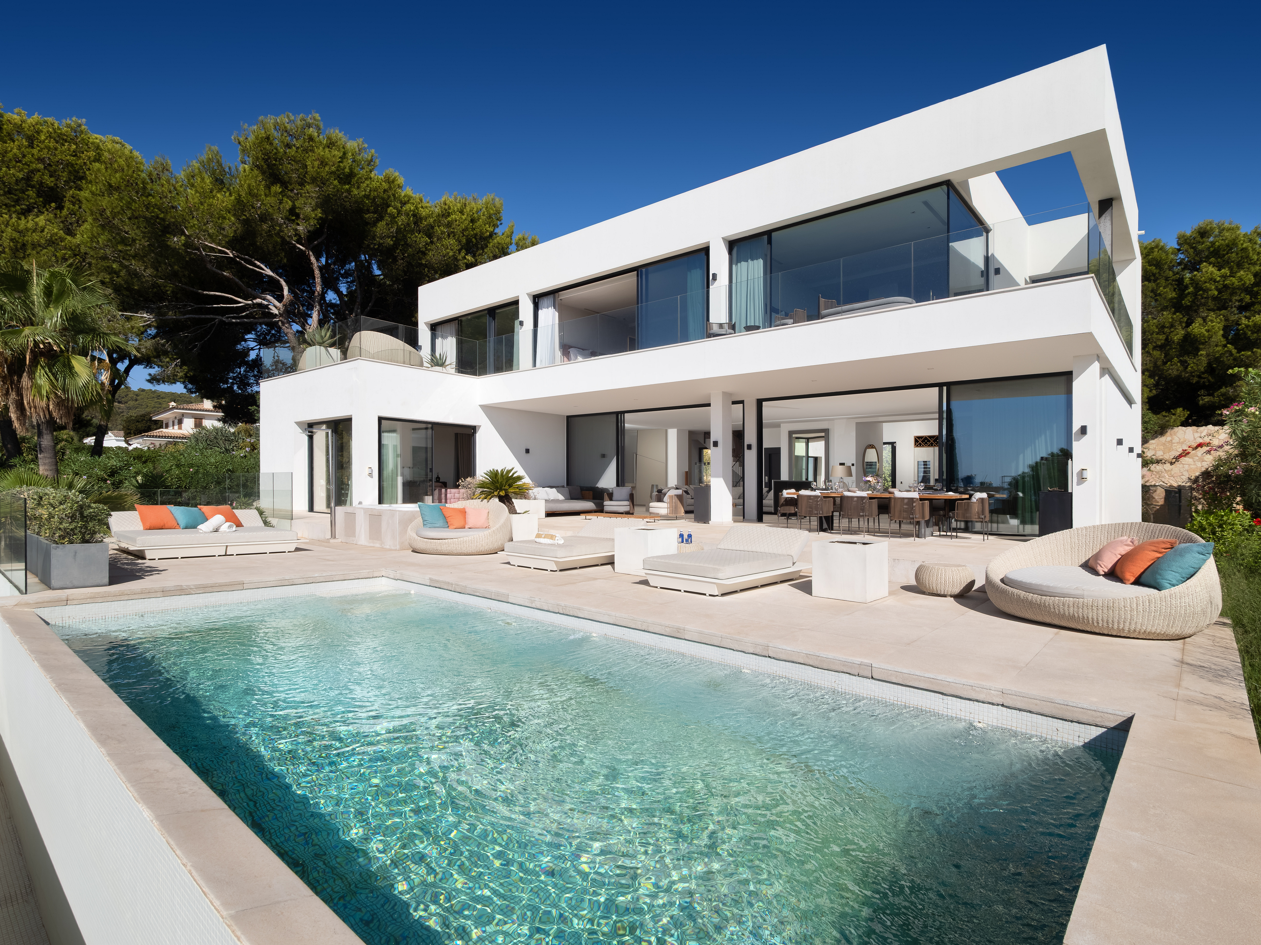 Luxusvilla mit fantastischem Meerblick in Bendinat