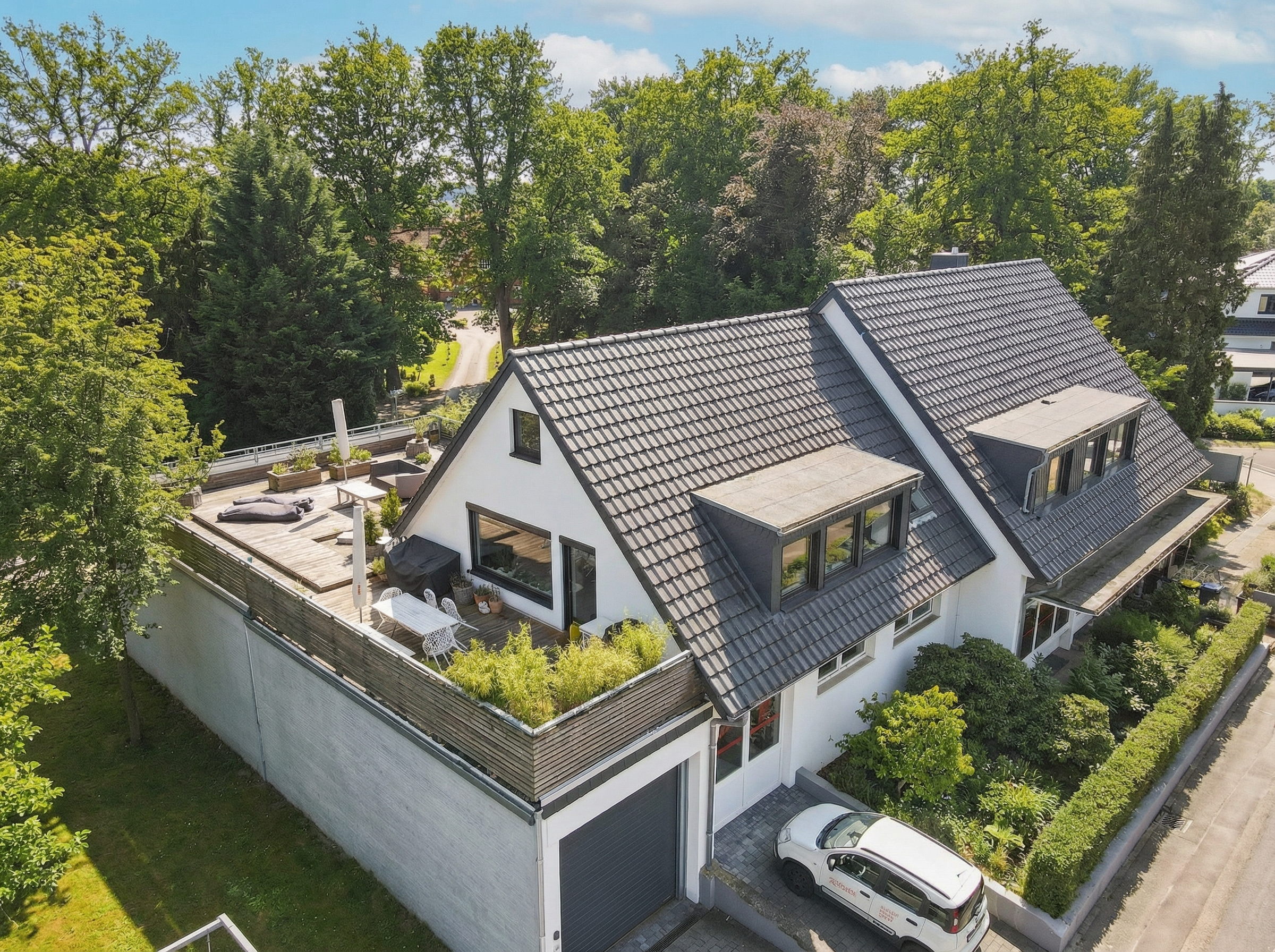 Stilvolle Wohnung in Bestlage von Isernhagen mit Dachterrasse und Garten