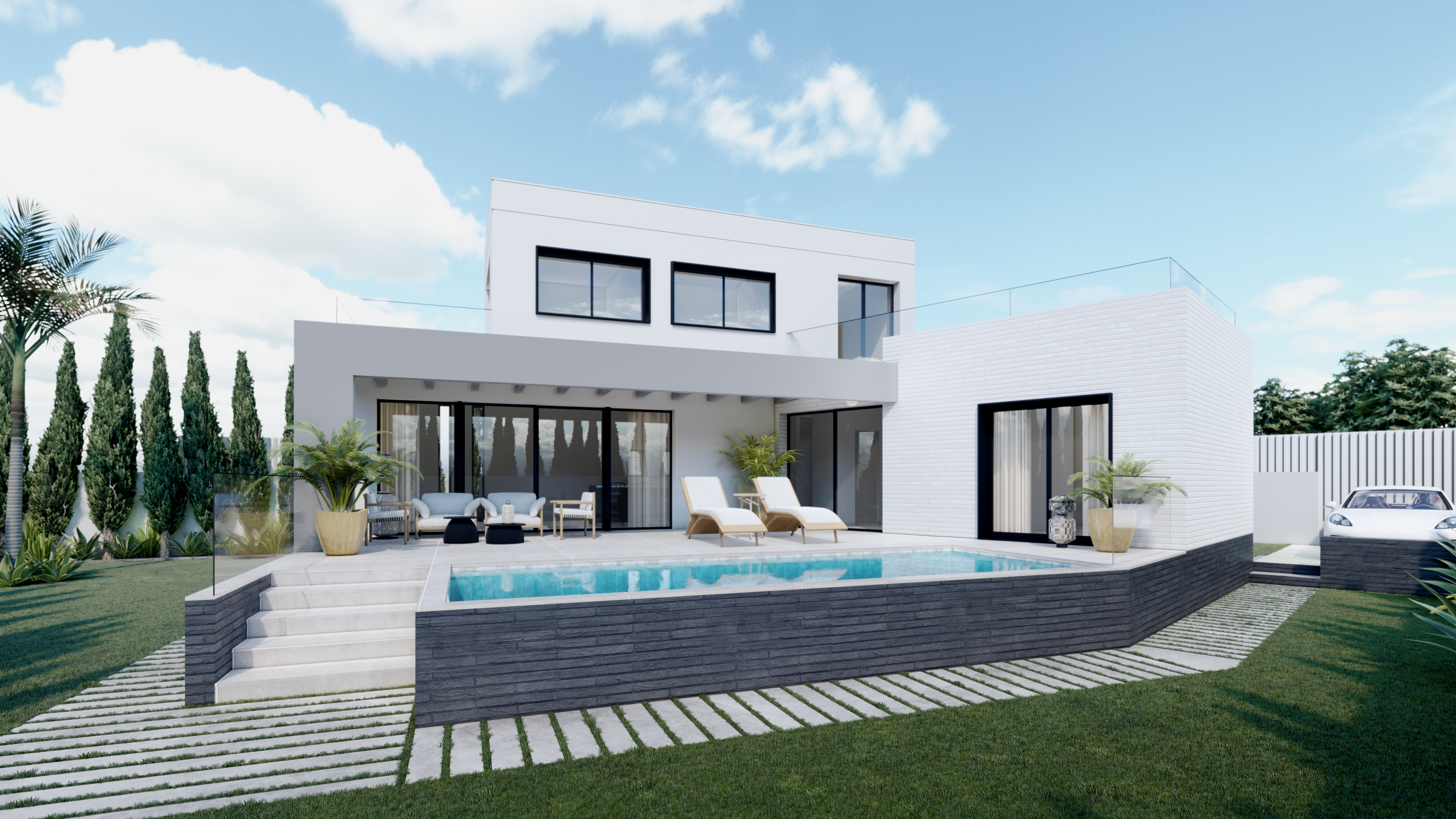 Scandinavian-Inspired Contemporary Villa Project  in Manilva