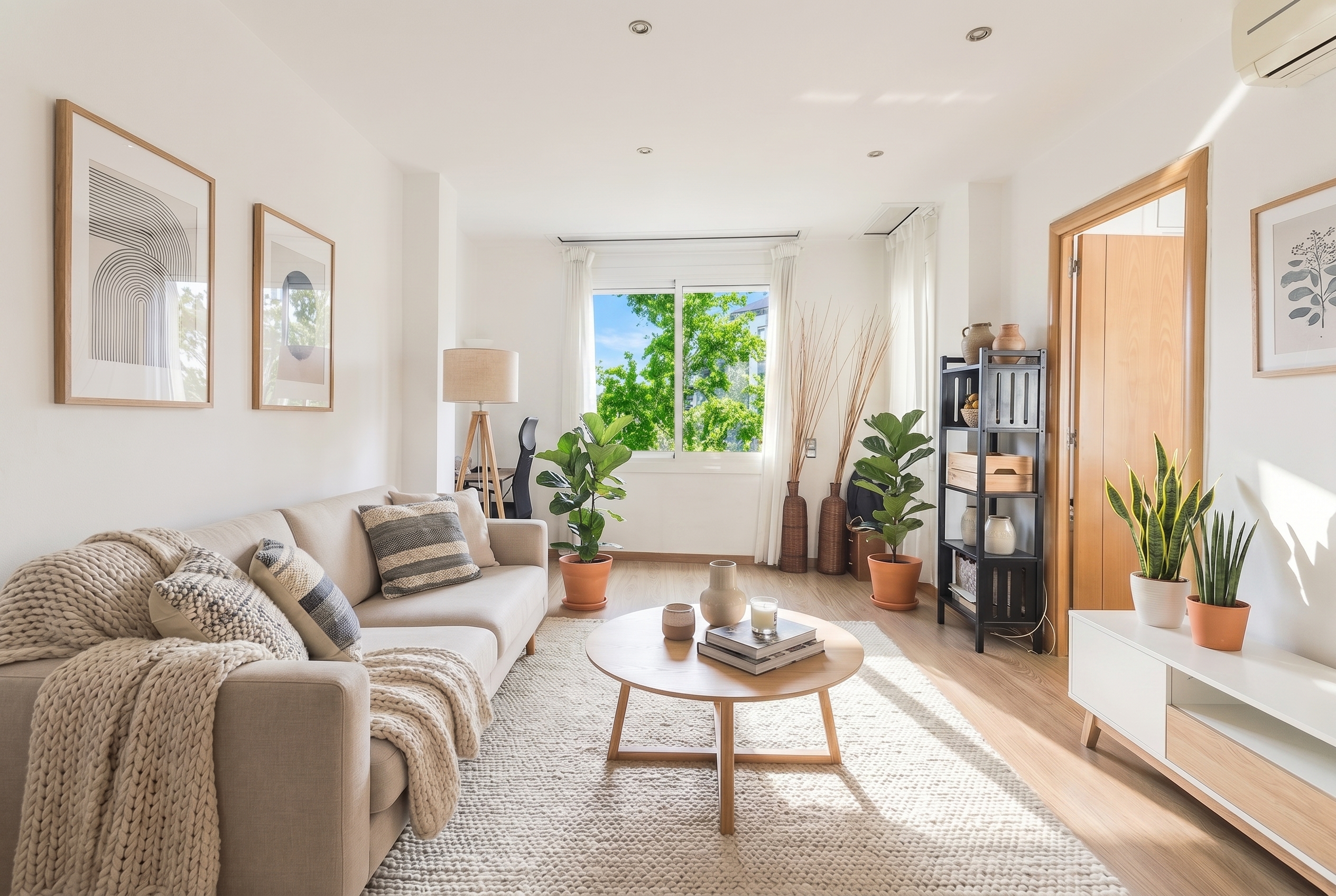 Lichte appartement in Eixample