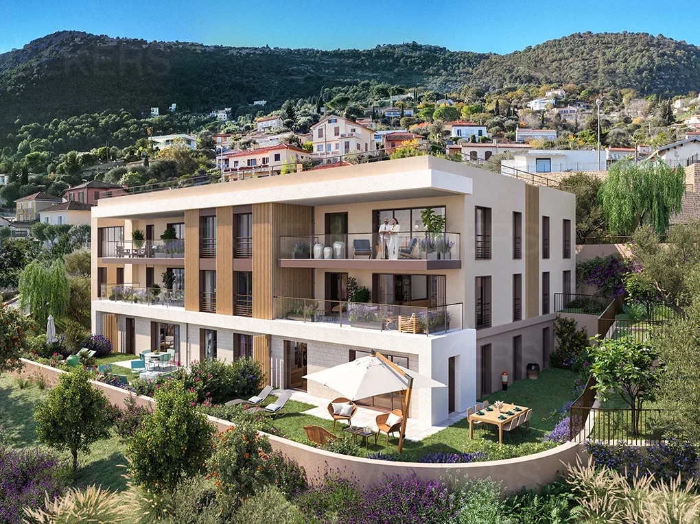 3 room apartment with garden overlooking Monaco
