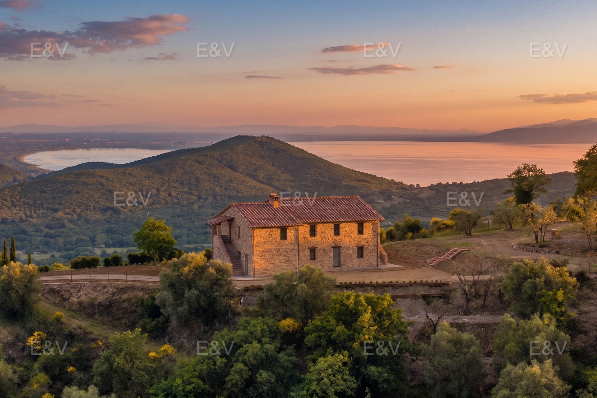 Stunning newly built farmhouse with pool and breathtaking views