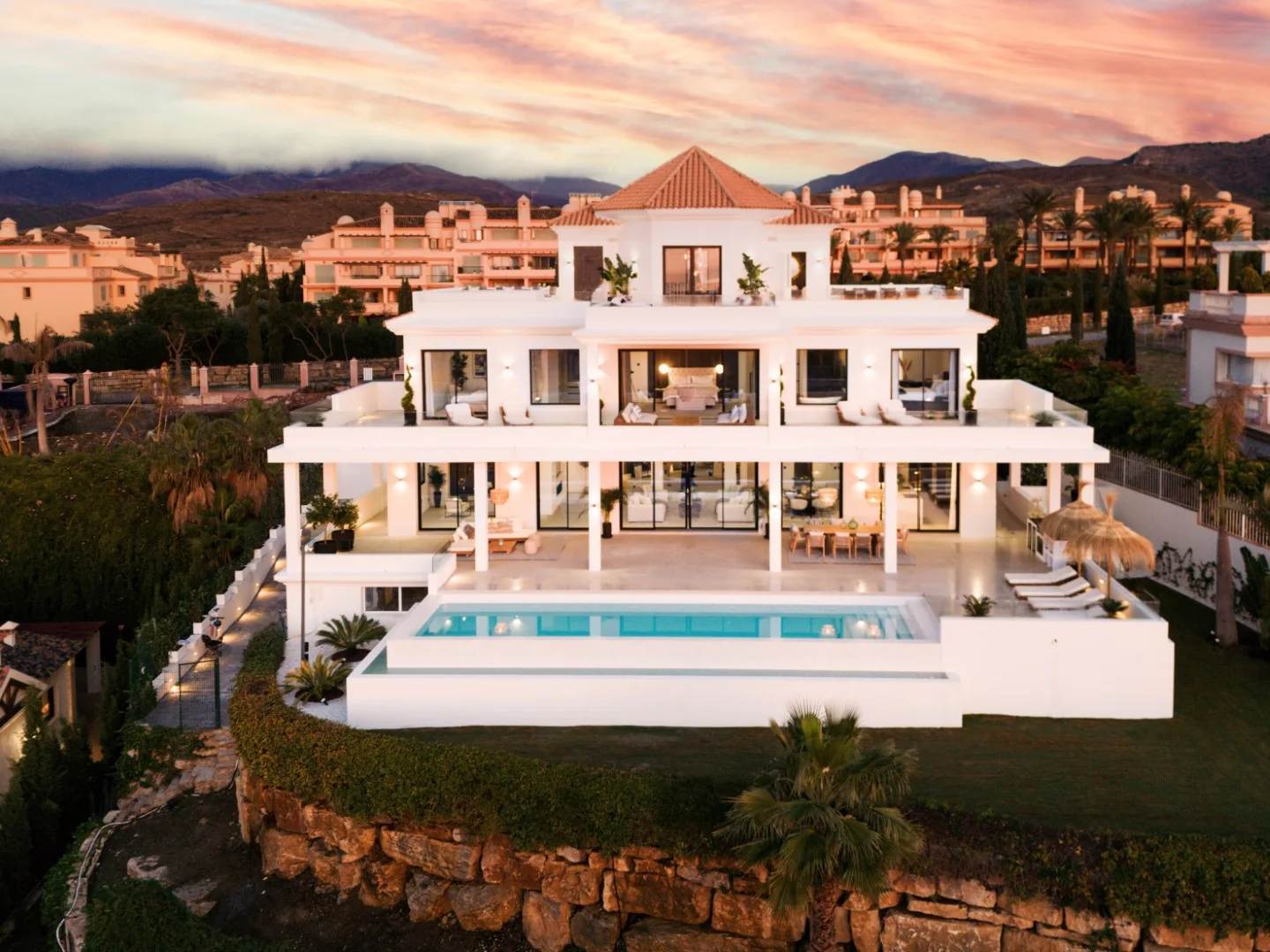 Los Flamingos Golf: Spektakuläre Villa mit Panoramablick