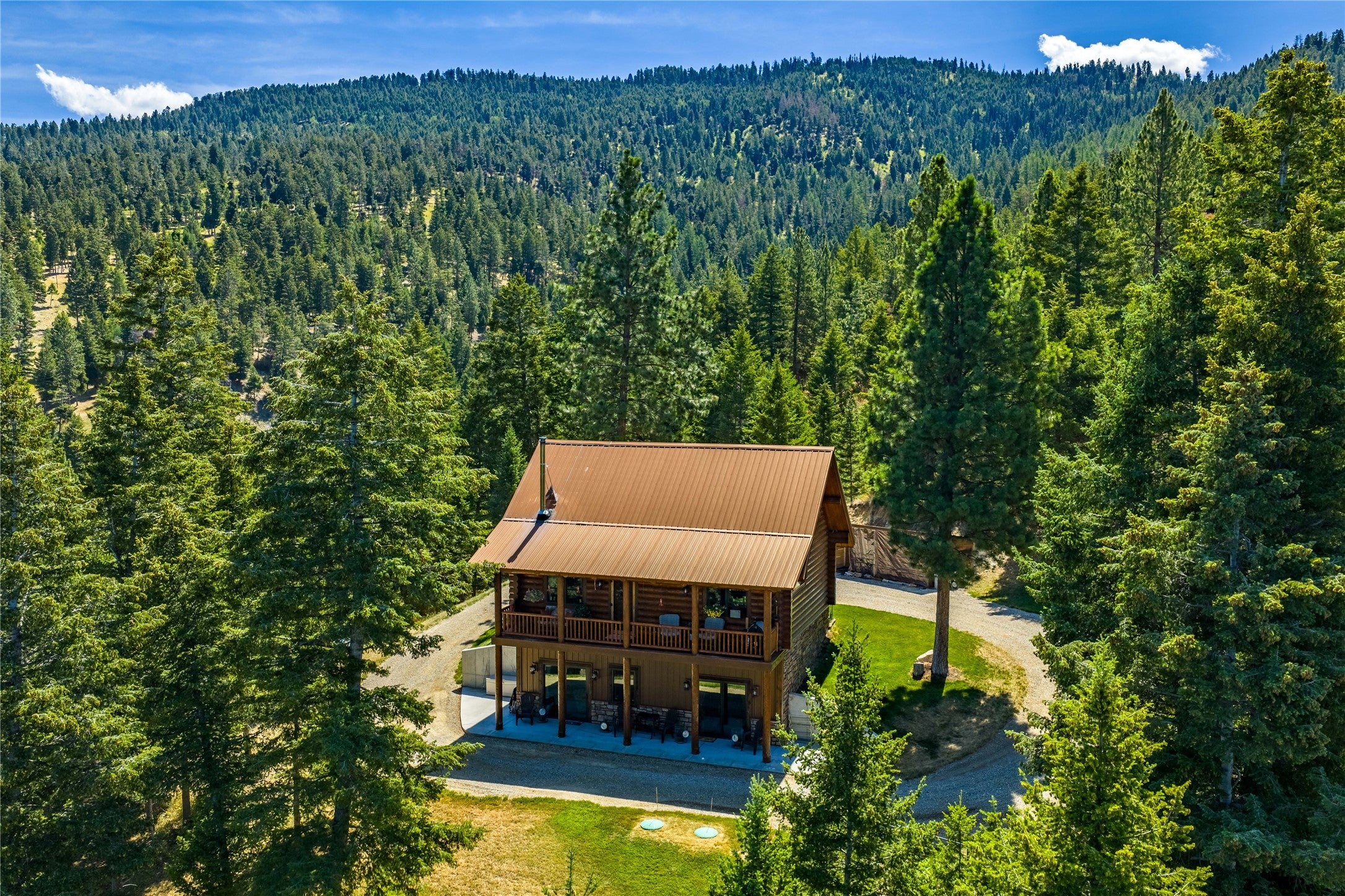 Immaculate & Private Log Home