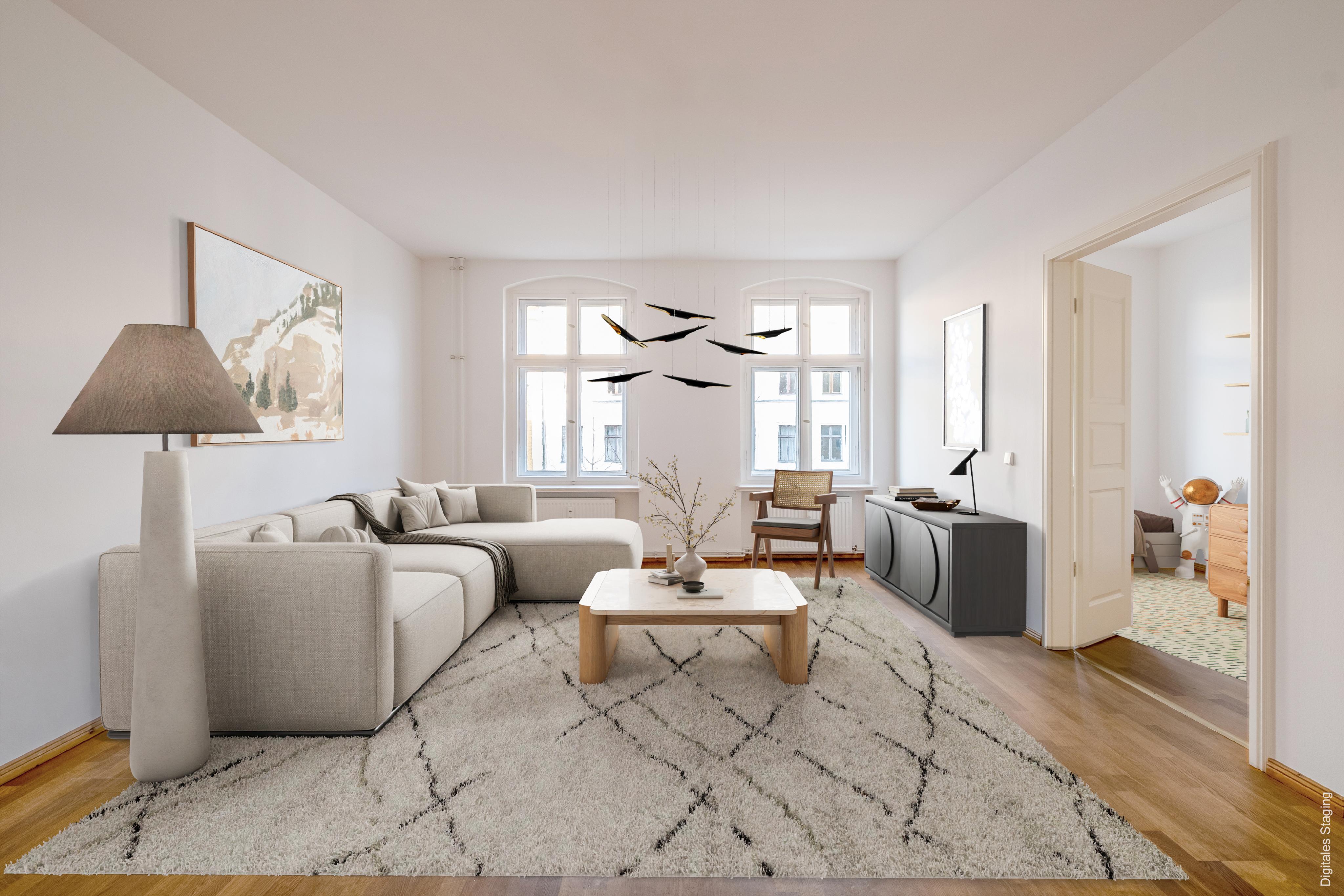 Charm & Comfort: Stylish old building with balcony and elevator landing in Prenzlauer Berg