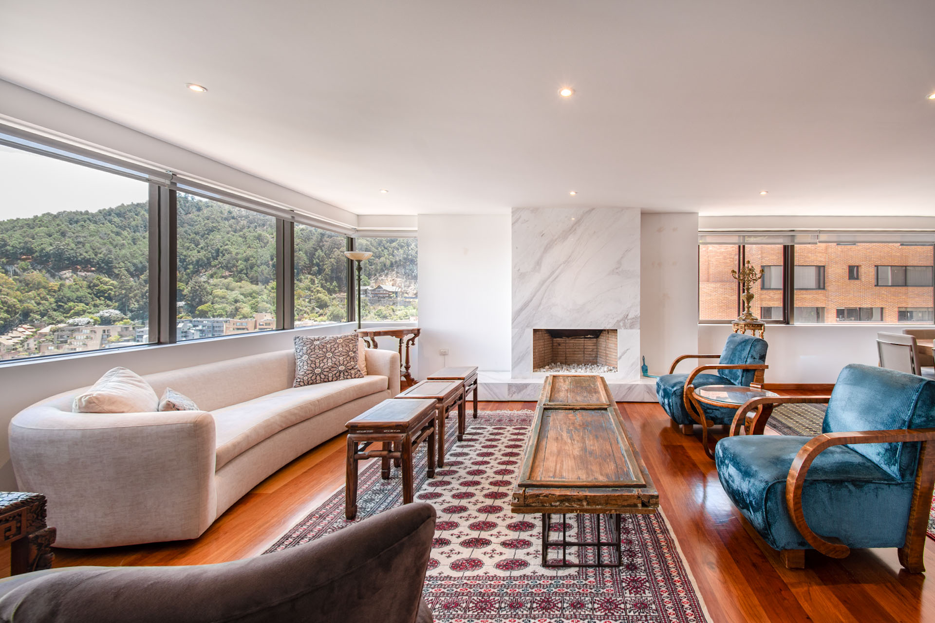 Apartamento con excelente vista para arriendo en Chicó Alto