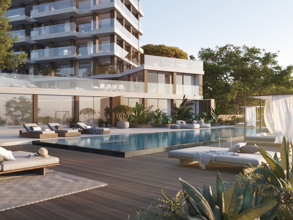 Exclusive newly built apartment with large terrace and private pool