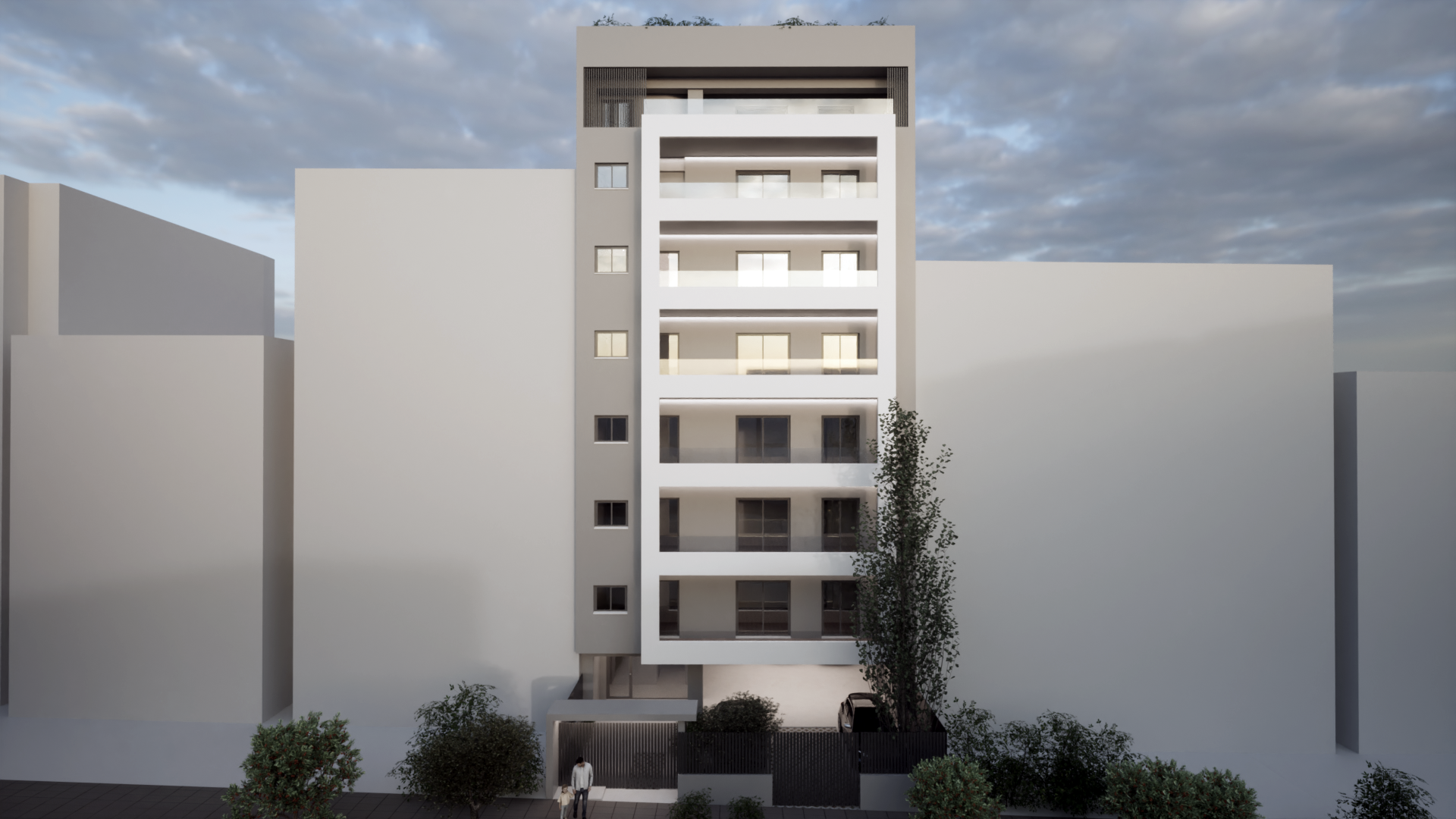 Maisonette with panoramic views in Ano Nea Smyrni