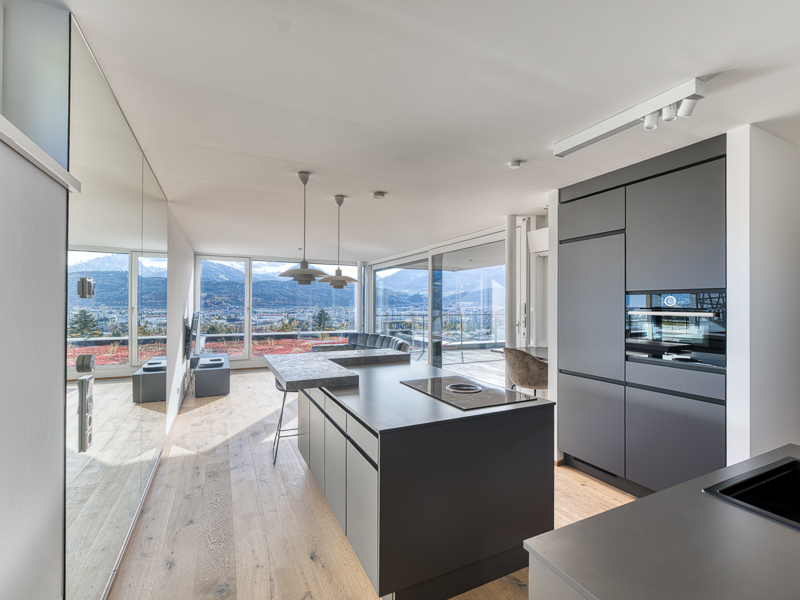Moderne Dachgeschosswohnung mit traumhaftem Blick in Arzl
