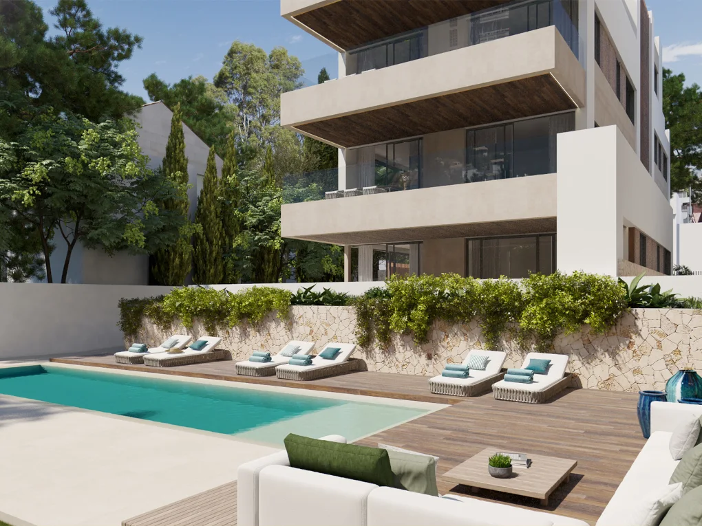 Modern new build apartments in a quiet yet central location of Palma