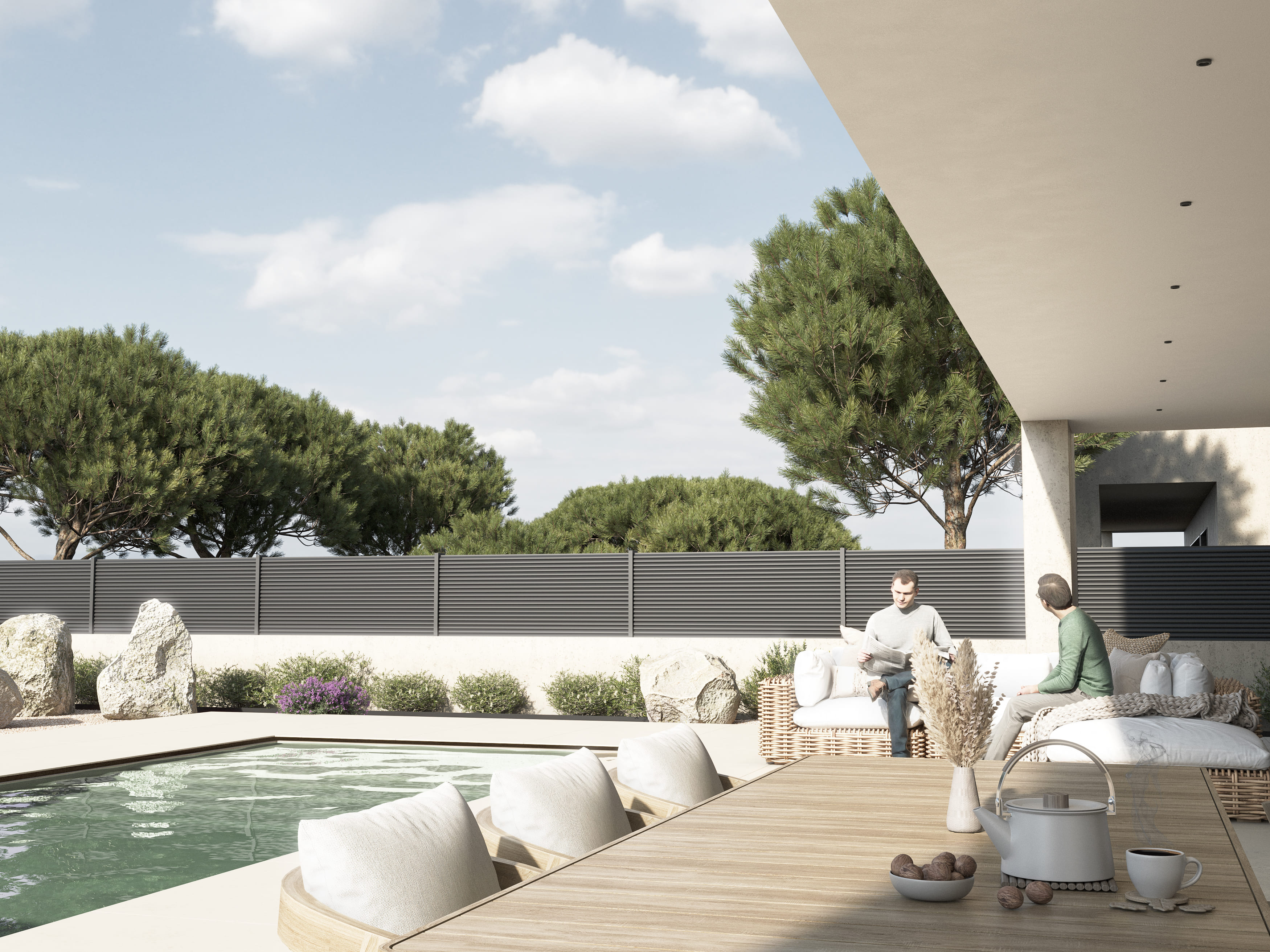 Descubra una villa de alto standing en Sant Quirze del Vallès: 5 dormitorios, piscina privada, jardín y vistas a la montaña, con diseño contemporáneo y máximo confort a 30 min de Barcelona