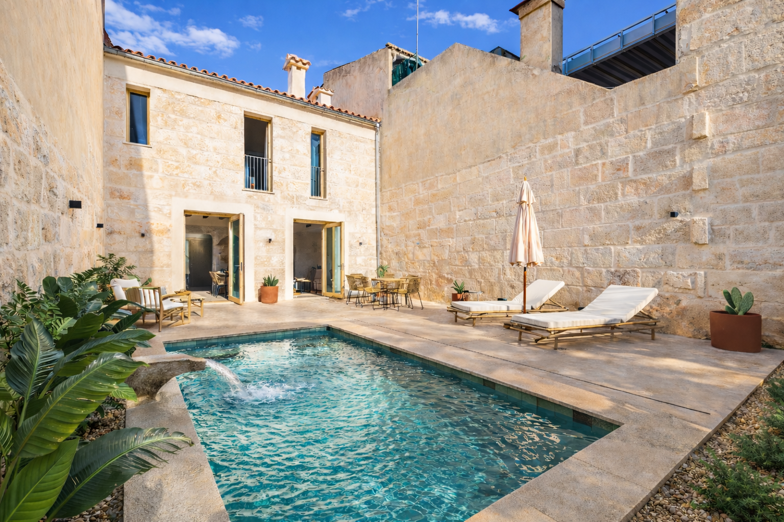Exquisit Renoviertes mallorquinisches Haus mit Pool, Muro