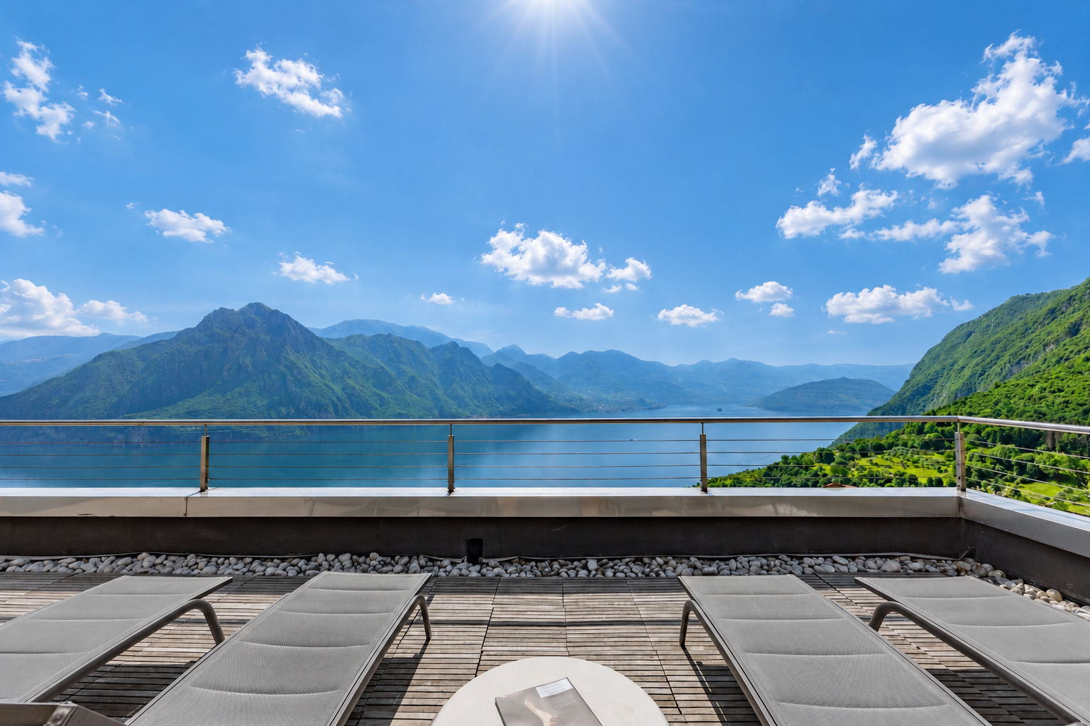 Exklusives Penthouse mit Seeblick in Fonteno