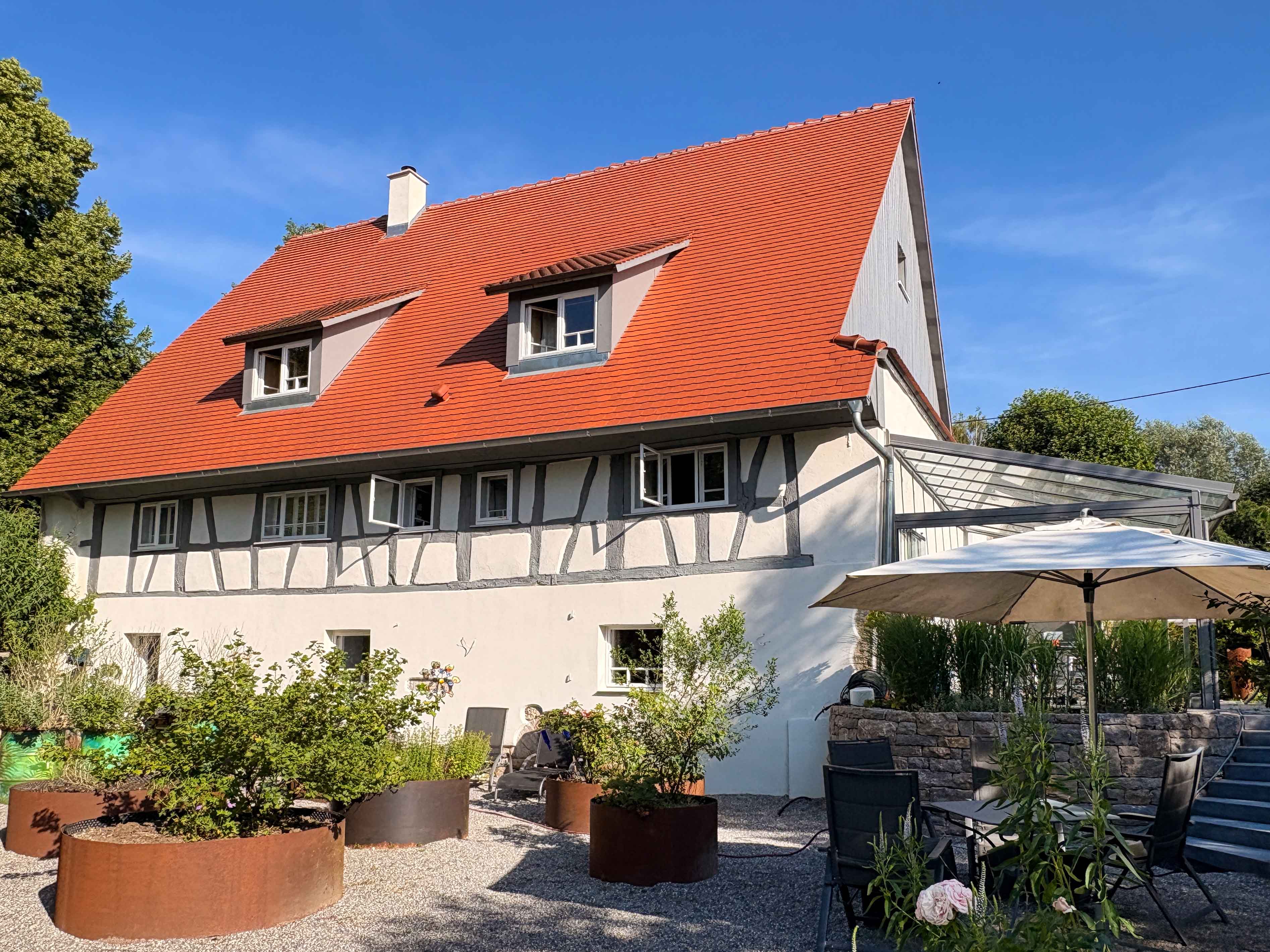 Liebevoll restaurierte historische Mühle