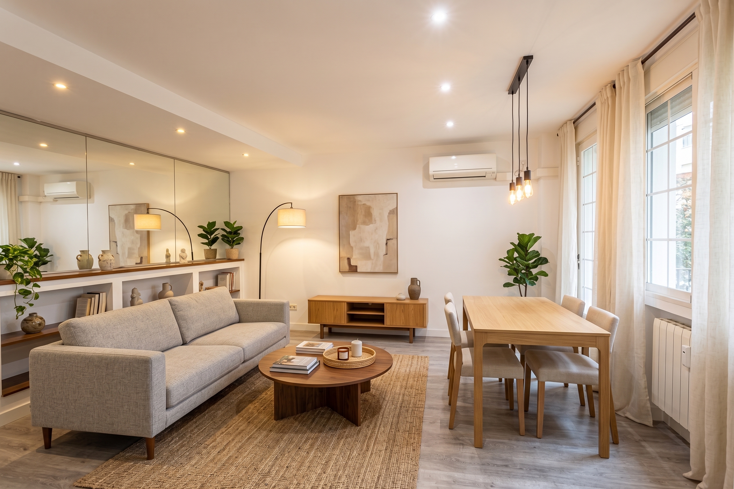 Apartment in Pacífico with private-use patio [Editat amb IA]