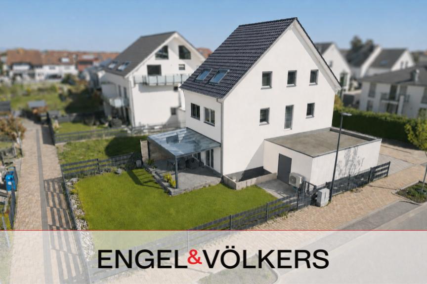 Modernes Familiendomizil – Exklusive Doppelhaushälfte mit Garten in Bestlage von Griesheim bei Darmstadt