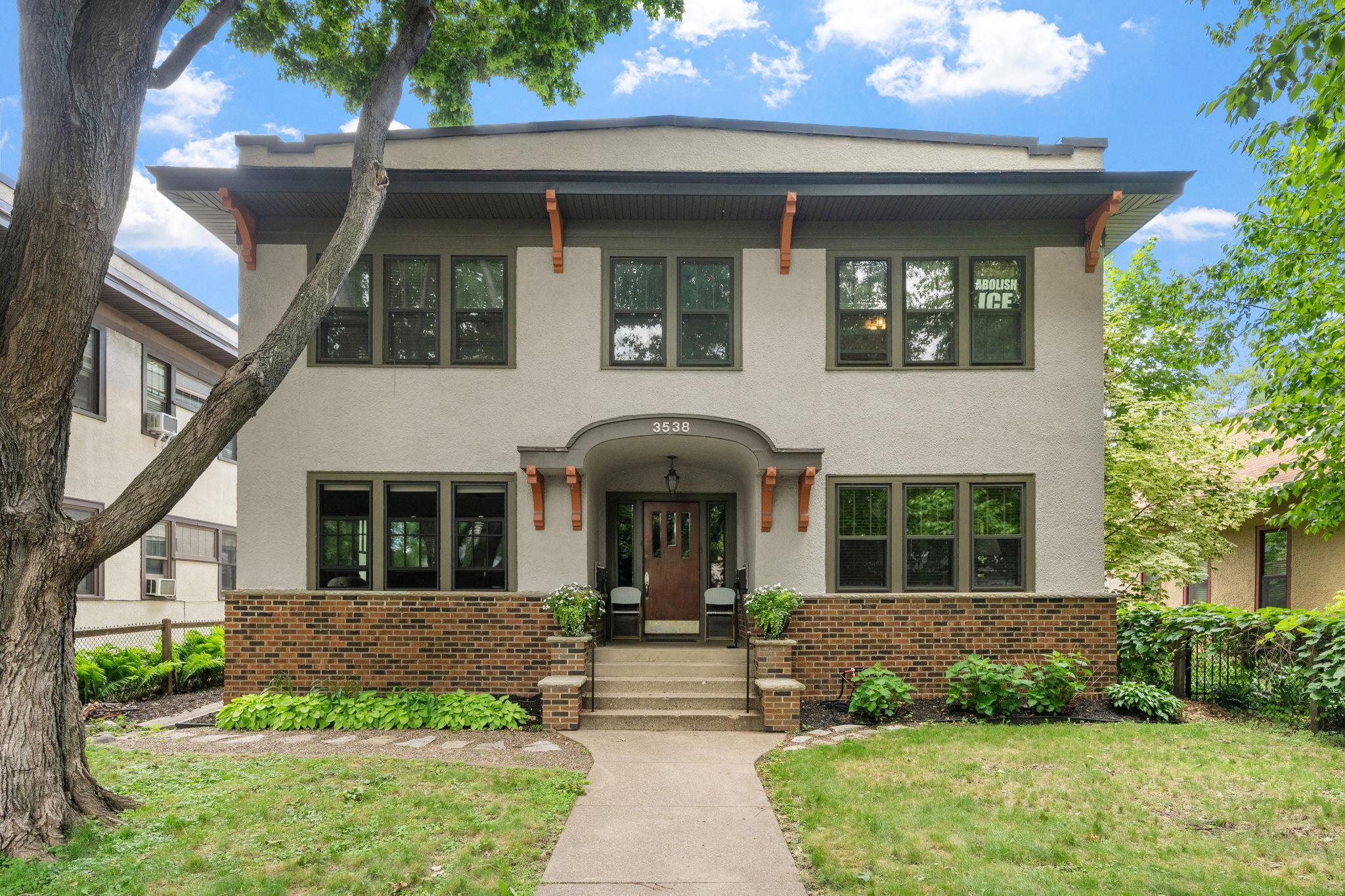 Refined Mpls Fourplex Condo: Kitchen Update & Garage