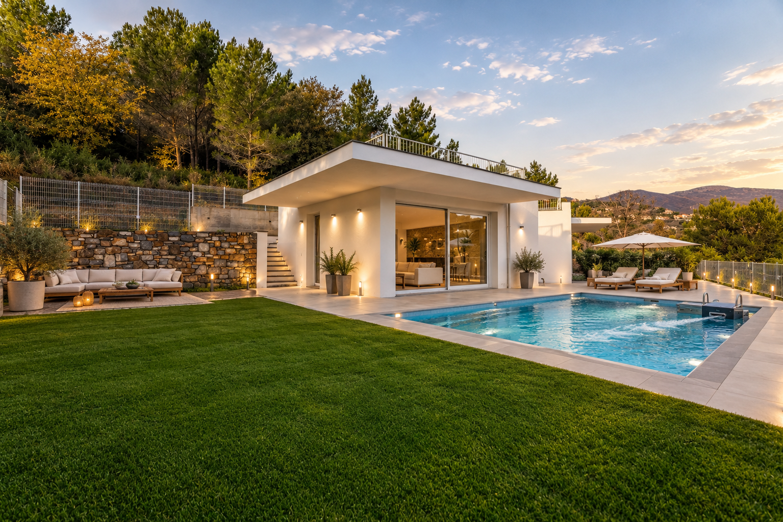 Designer villa among the Ligurian hills
