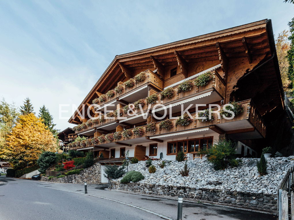 Apartment mit drei Schlafzimmmer im Zentrum von Gstaad