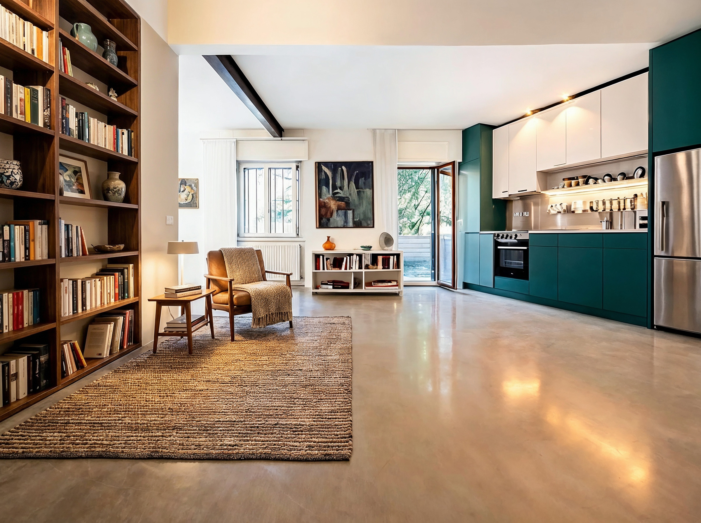 Three-room flat in the Finardi district