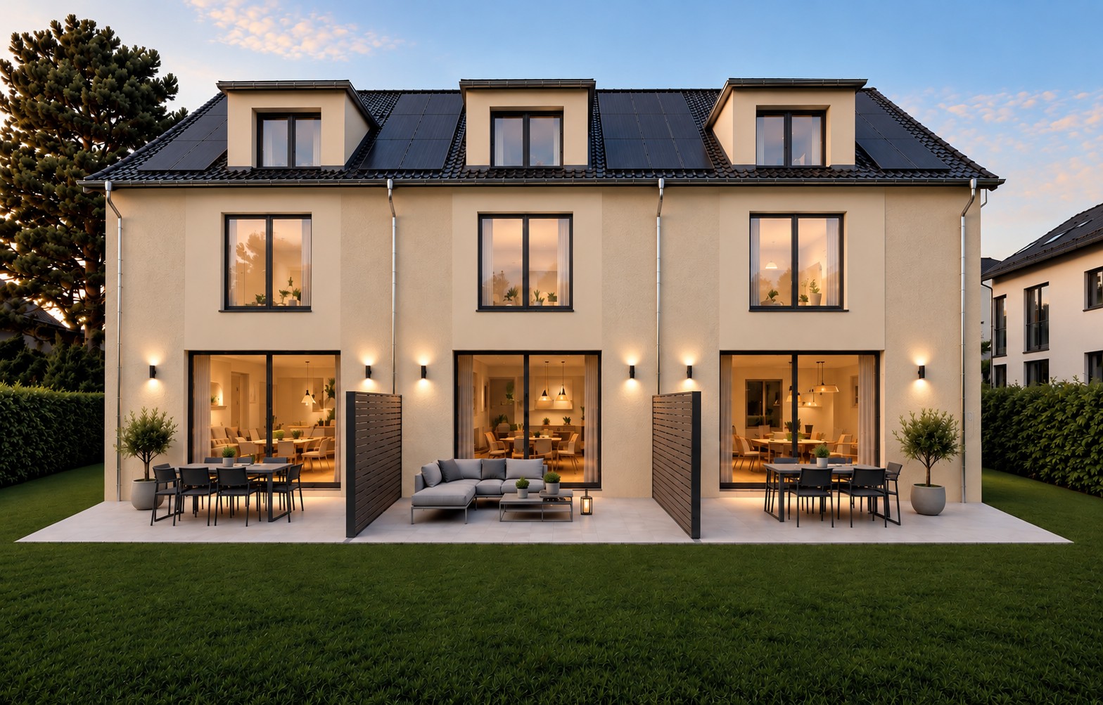 Licht, Raum und Qualität – modernes Reihenmittelhaus im Erstbezug [KI-modifiziert]