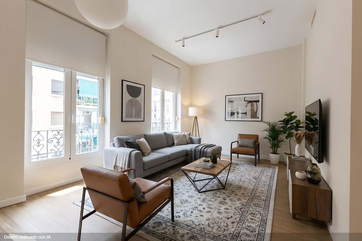 Impeccable furnished apartment with equipped kitchen