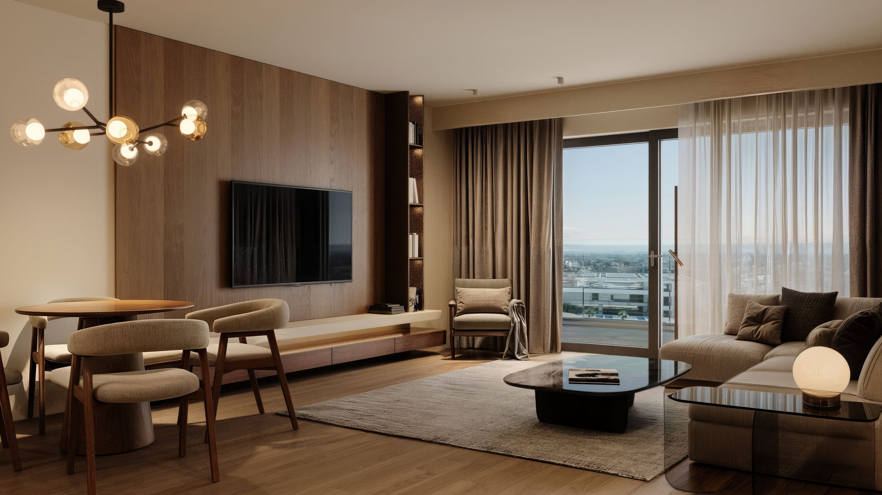 Unique apartment with green view