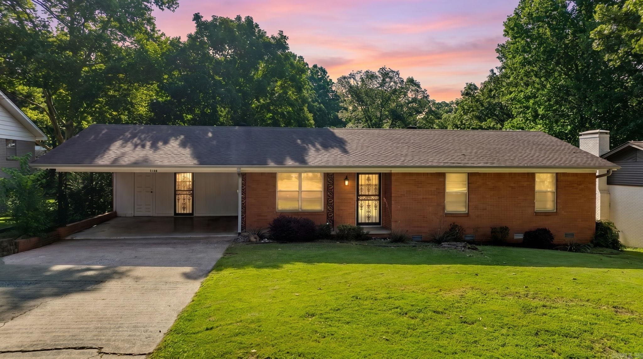 Midcentury Ranch in North Little Rock's Pike View