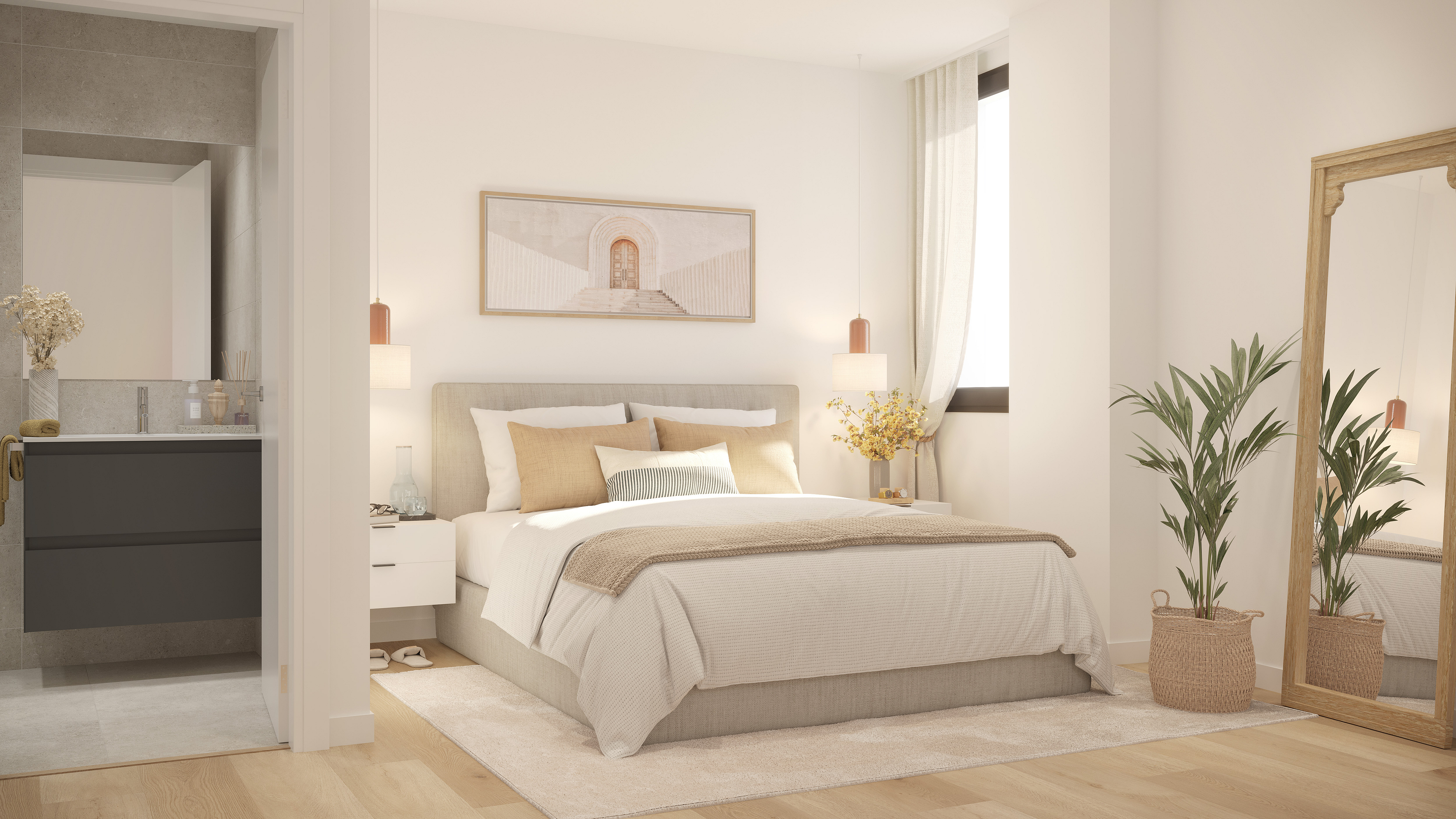 Lives in Sant Cugat del Vallès: new-build apartment with 3 bedrooms, a balcony, and excellent connections to Barcelona.