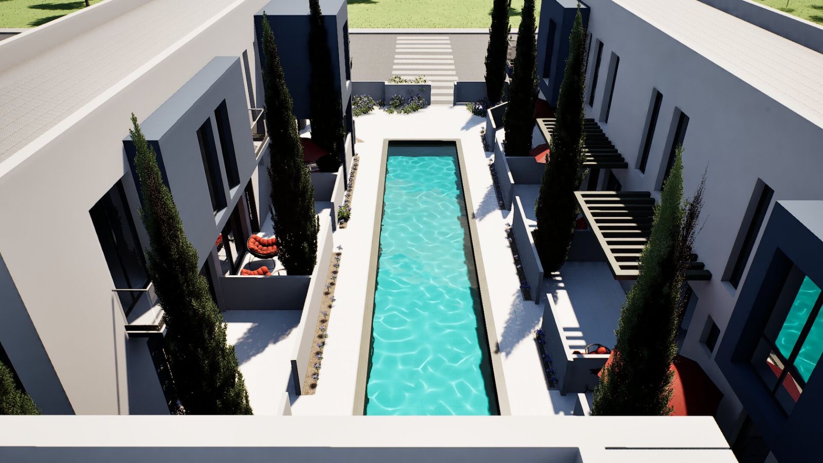 Bright maisonette with private garden and shared pool