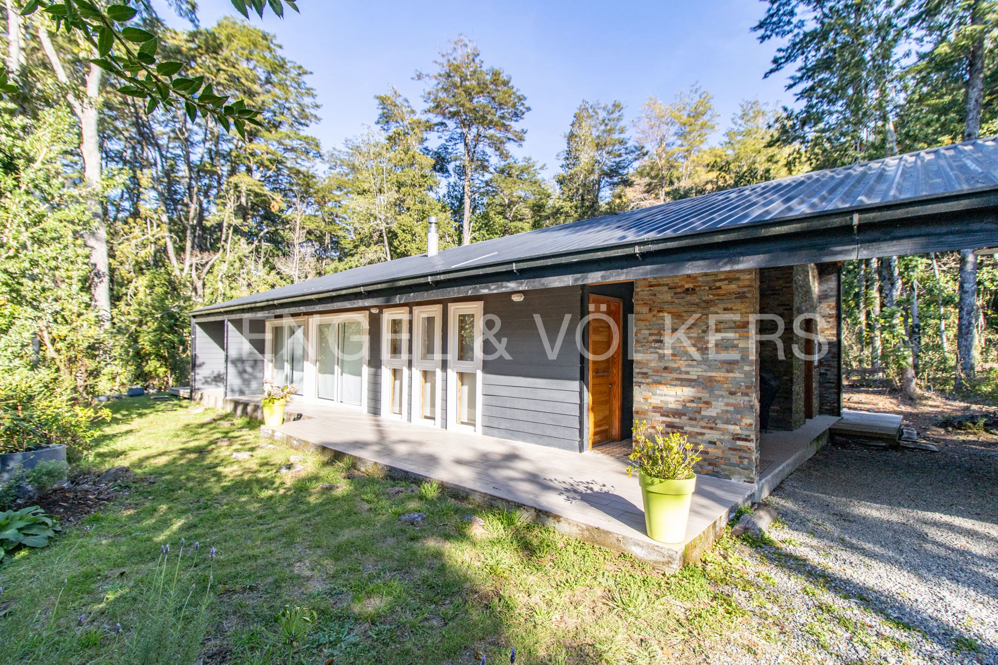 Acogedora e iluminada casa rodeada de bosque nativo a pasos de Pucón