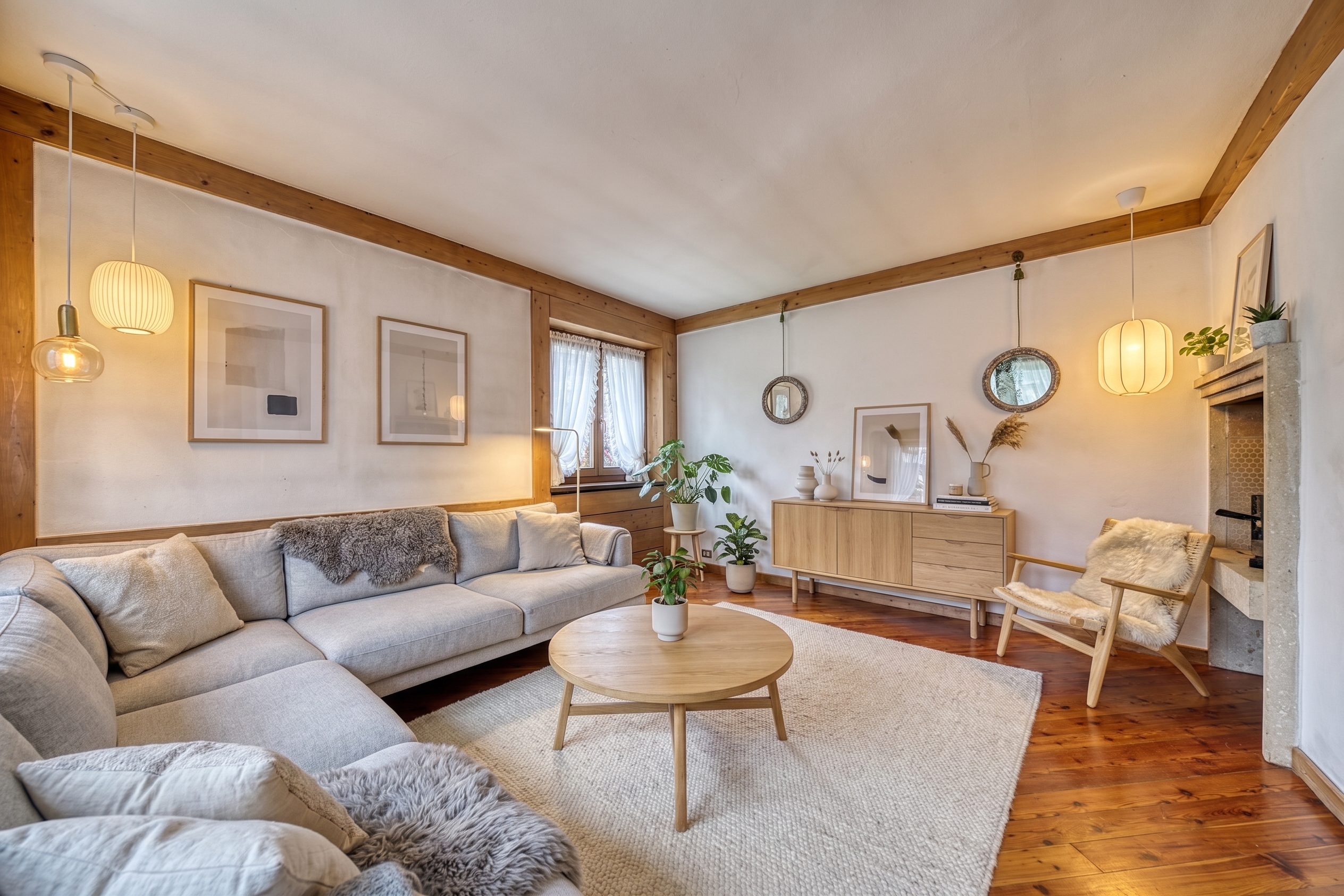 Helle Wohnung mit Terrasse und Möglichkeit der internen Neuaufteilung