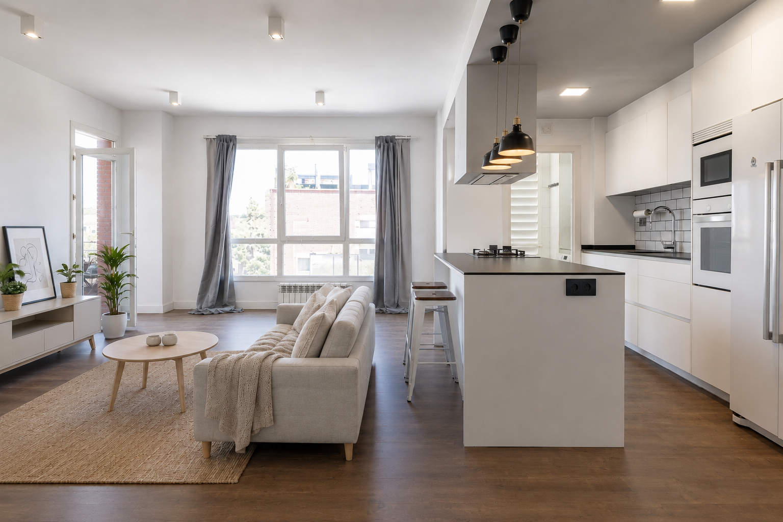 Penthouse in Pla de Montgat mit 76 m² privater Dachterrasse, Gemeinschaftspool und 2 Stellplätzen