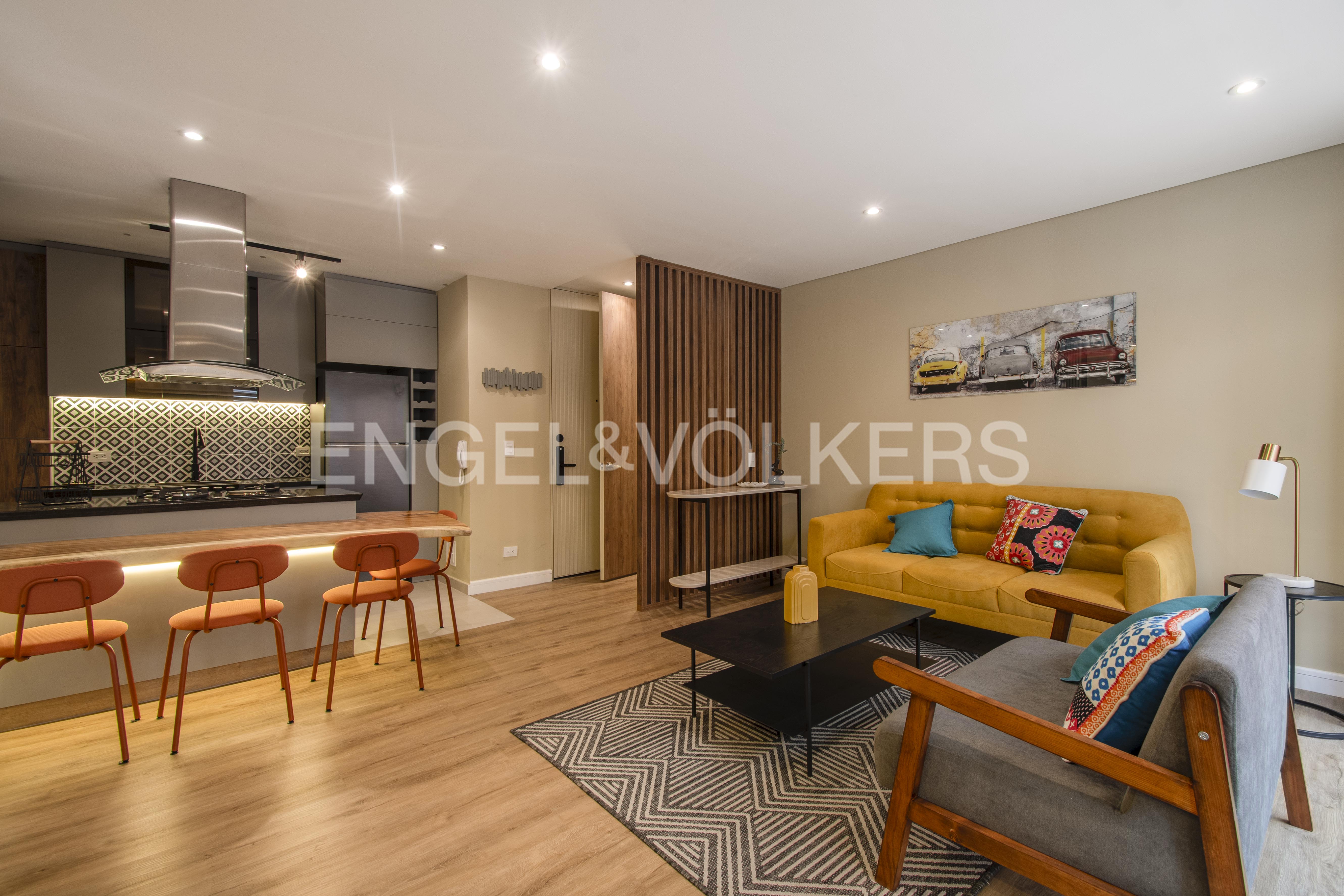 Moderno apartamento amoblado para arriendo en El Virrey