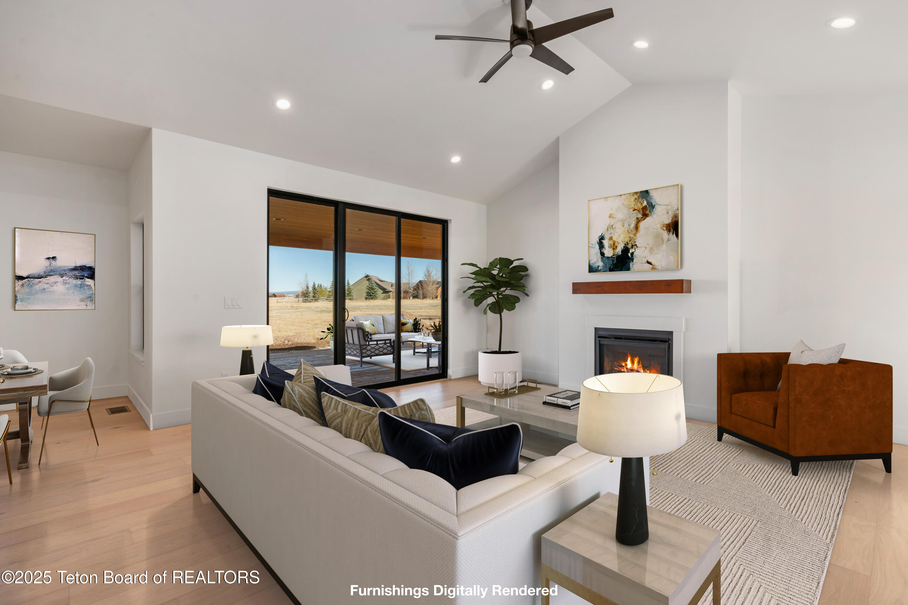 New Construction adjacent to Open Space in Teton Valley
