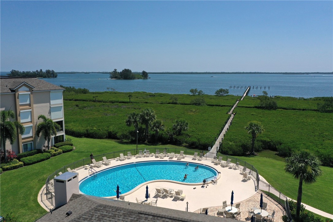 Beautiful end unit condo with water views