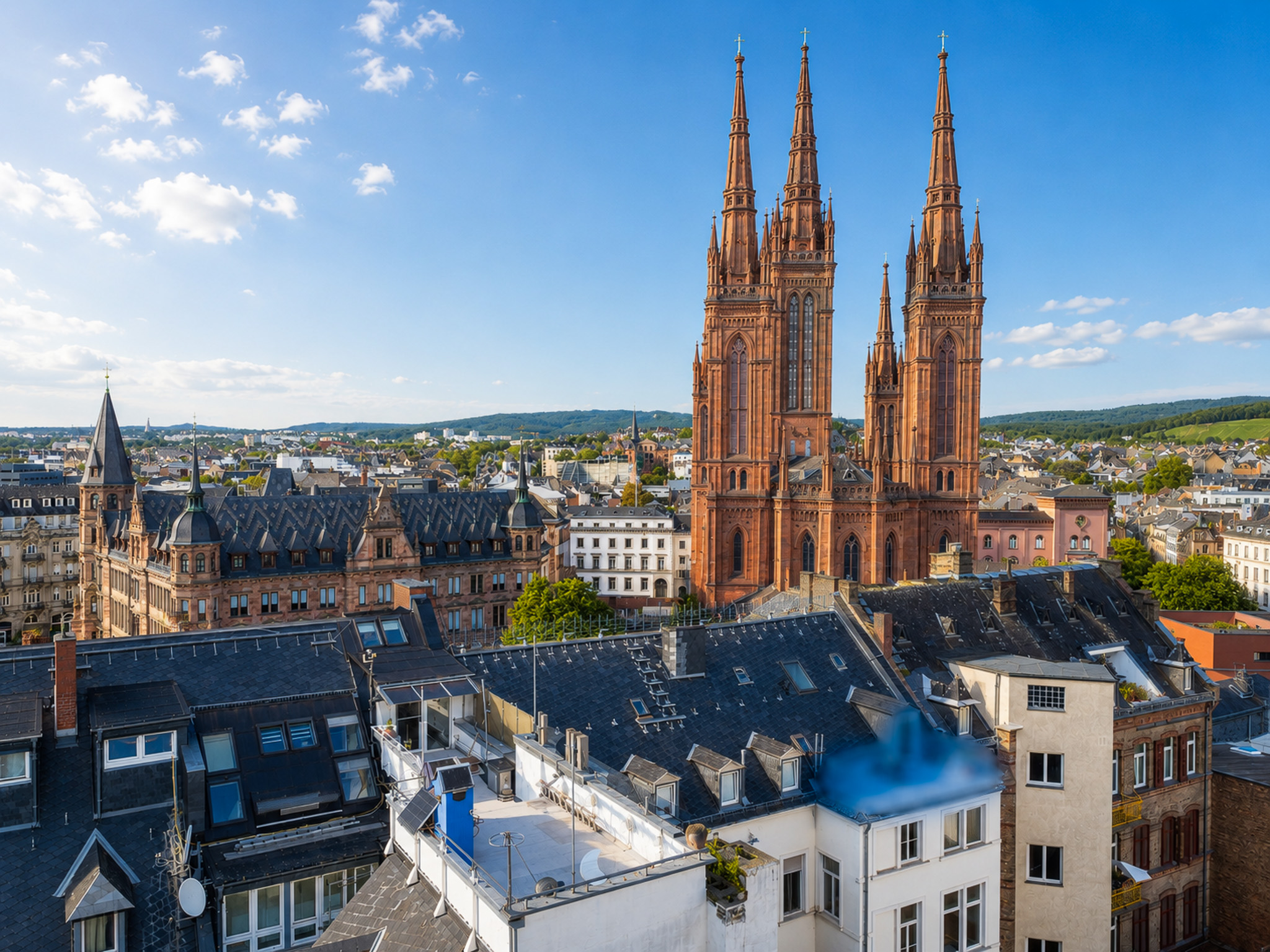 Tolle Penthouse-Wohnung direkt am Marktplatz in Wiesbaden