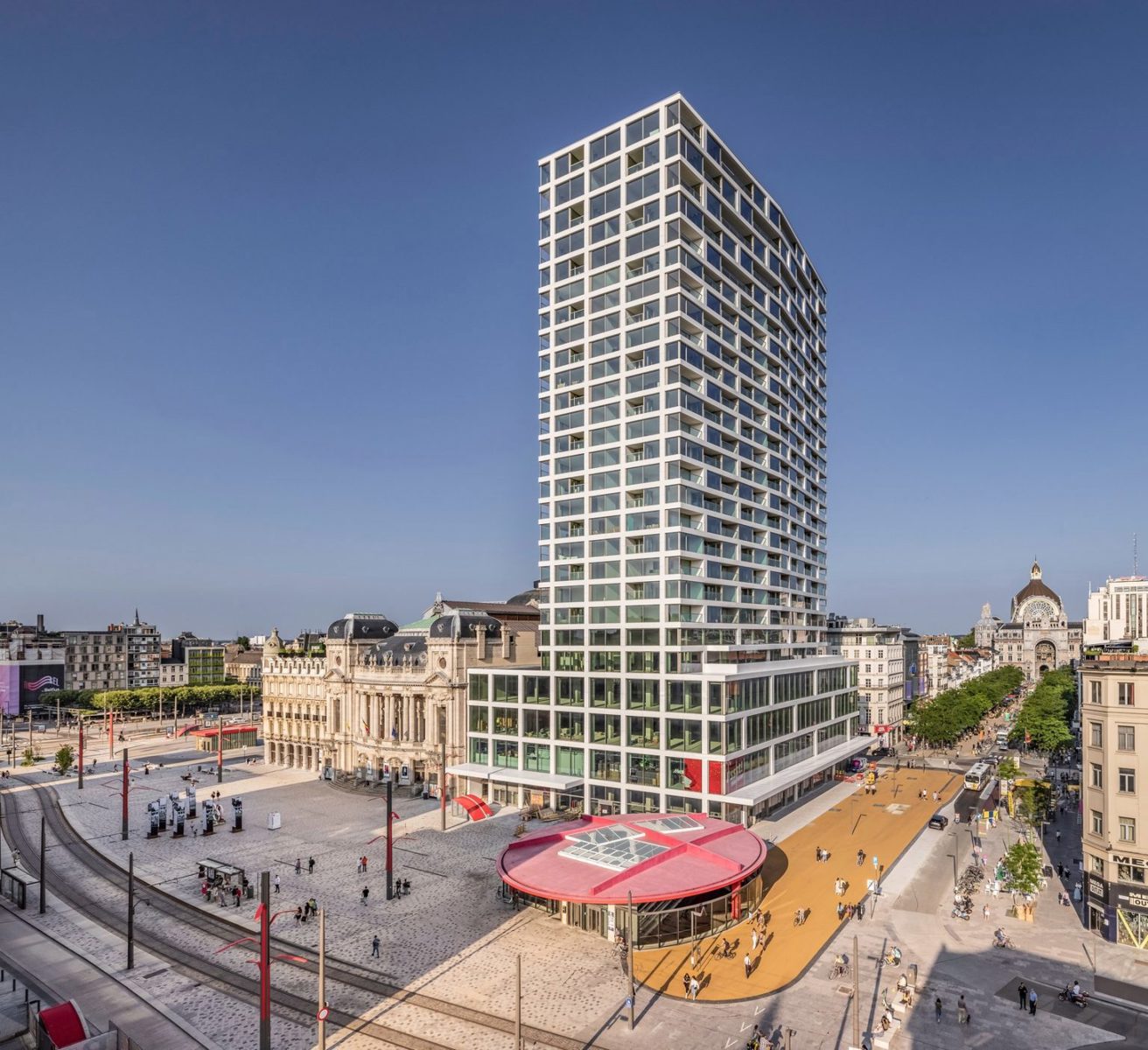 Emplacements de parking souterrain Antwerp Tower