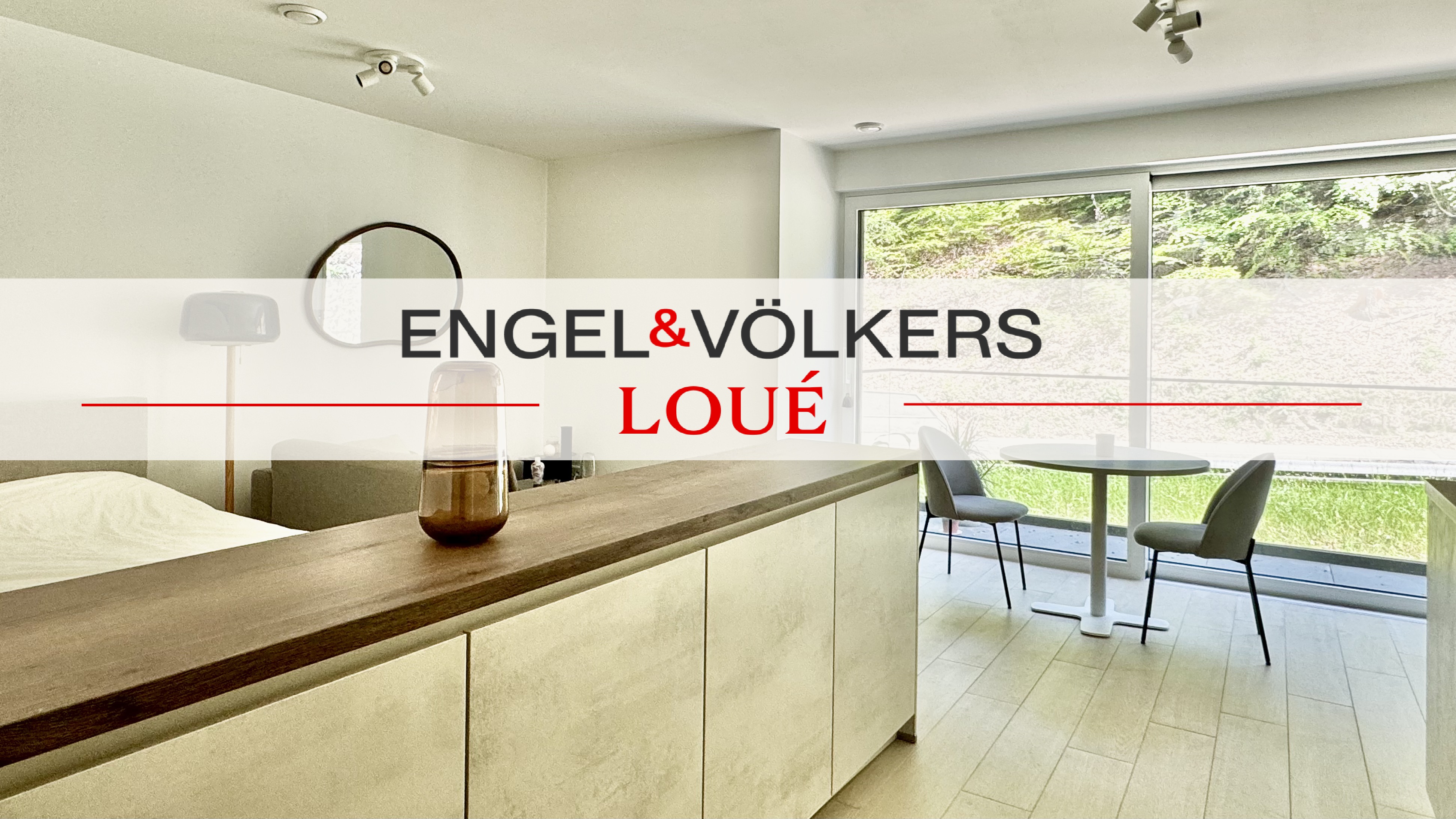 New furnished studio with balcony in Luxembourg-Neudorf