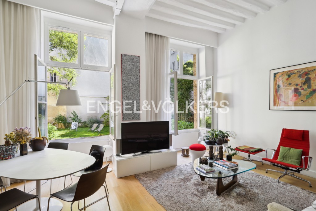 Paris IV - Appartement d'exception avec terrasse et jardin - Saint Gervais