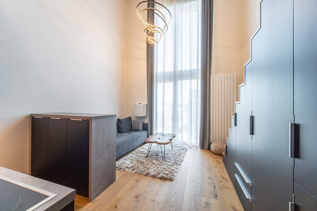 Loft apartment 2+kt with a gallery and a parking space