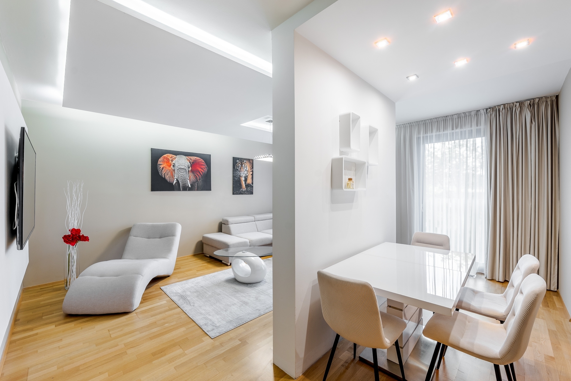 Pronájem bytu 2+1 s privátní saunou v rezidenci Garden Towers