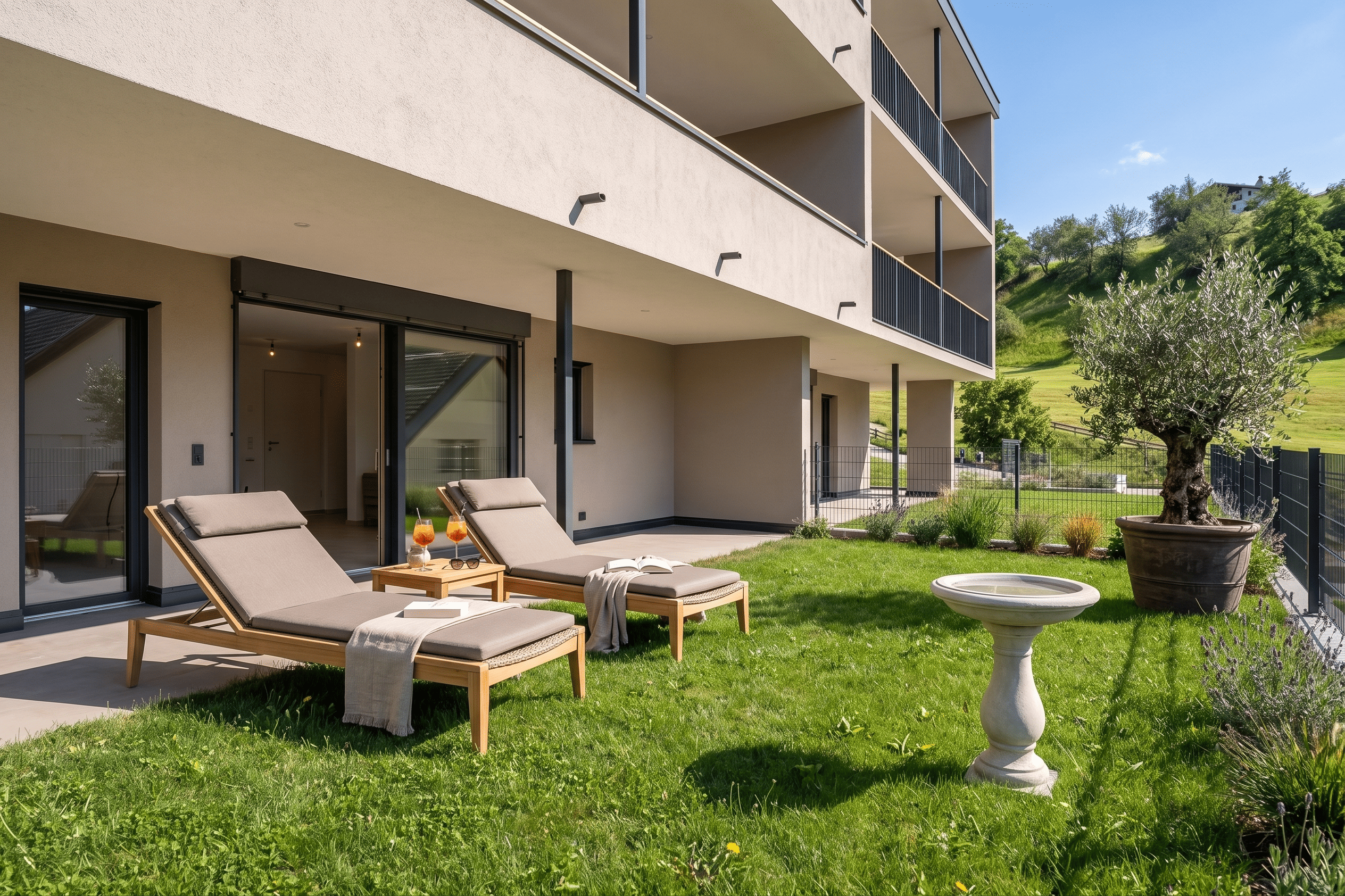 W9 - Smarte Gartenwohnung im Klimahaus A Nature als Feriendomizil