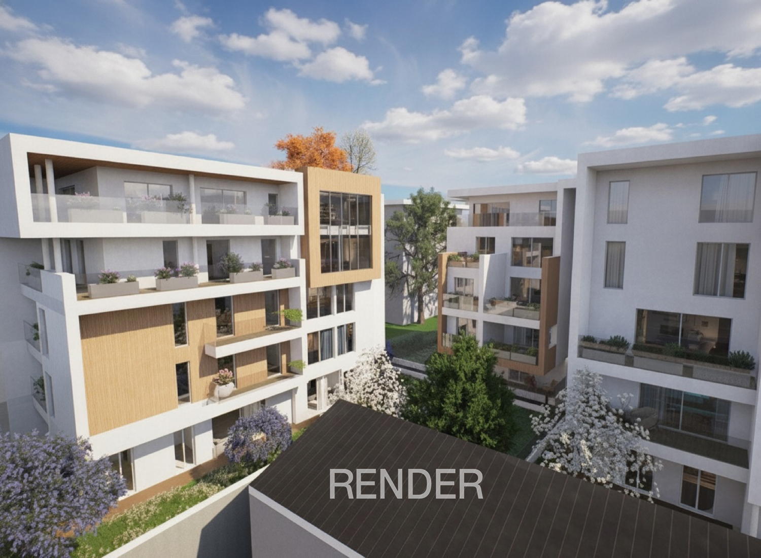 New-build, Class A4 apartment with terrace – Mariano Comense