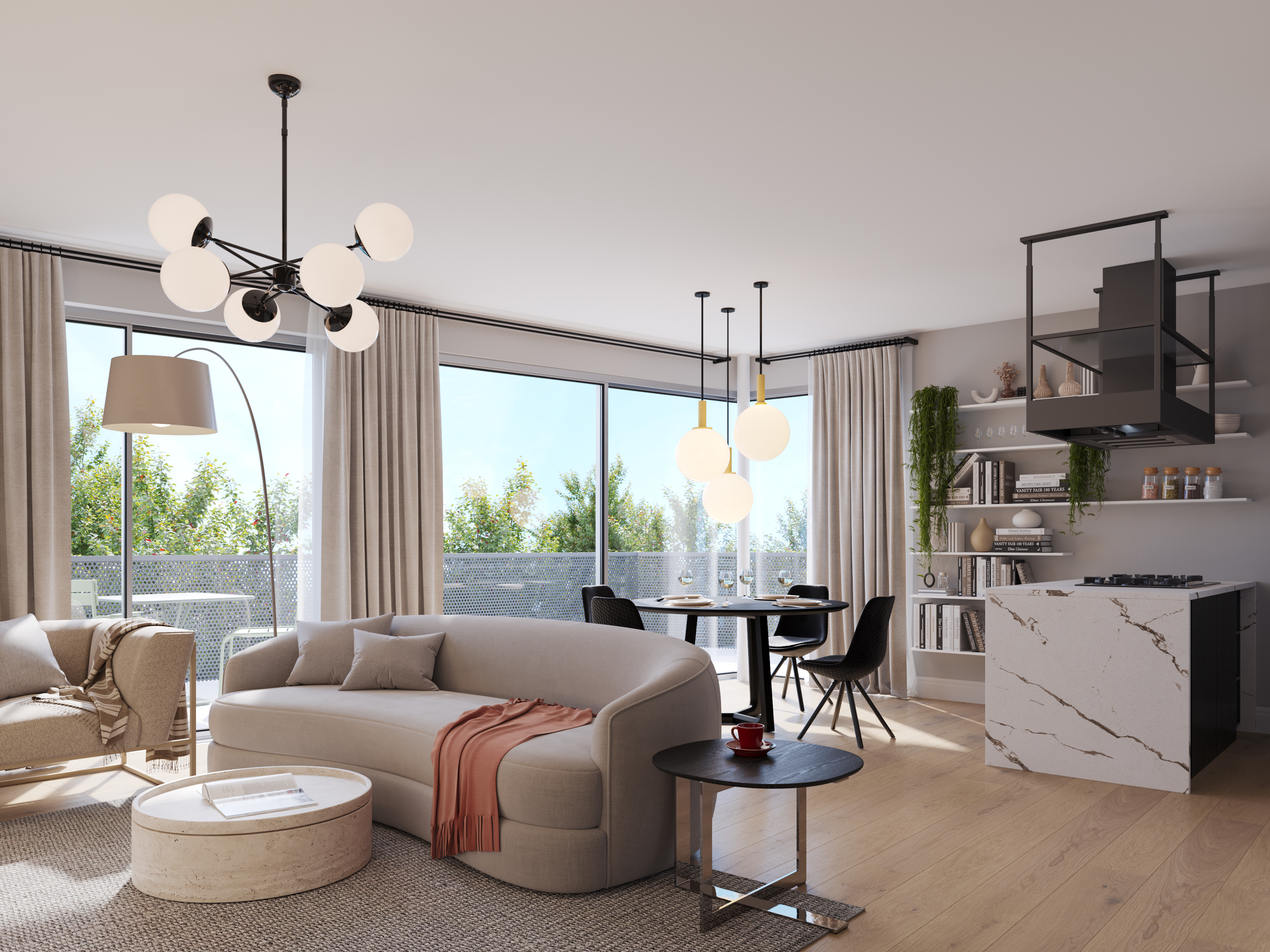 Stilvolle Eigentumswohnung mit großzügigem Balkon
